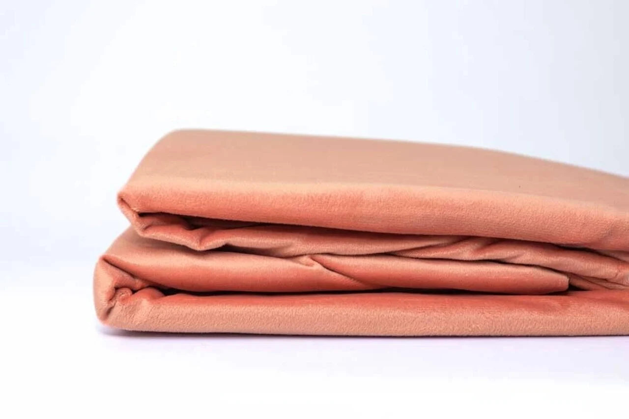 Fluwelen Dekbedovertrek Nude/Roze | Luxe & Warm Slaapcomfort