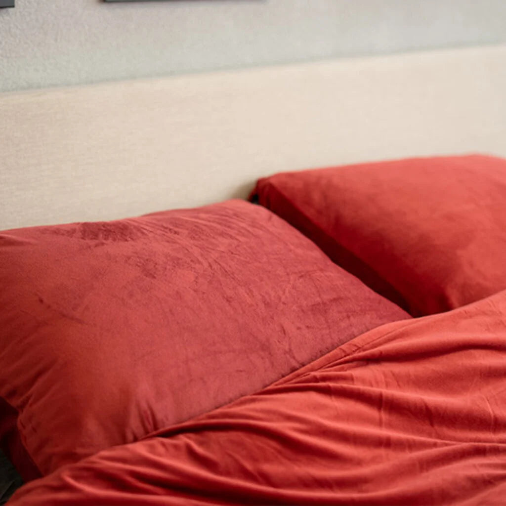 Fluwelen Kussenslopen Bordeaux Rood – Luxe Velvet Kussenhoezen in 12 Kleuren
