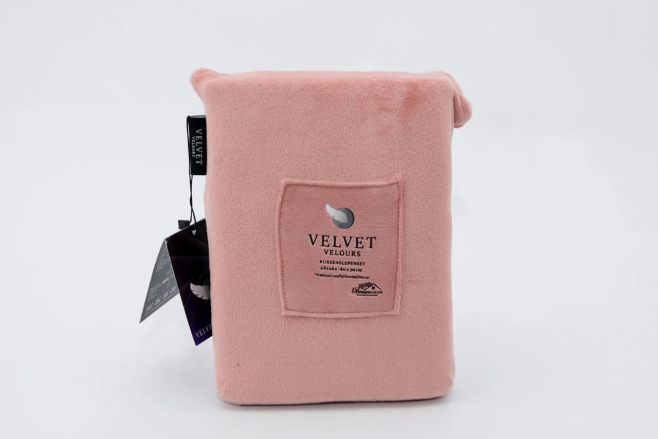 Fluwelen Kussenslopen Oud Rose – Luxe Velvet Kussenhoezen in 12 Kleuren
