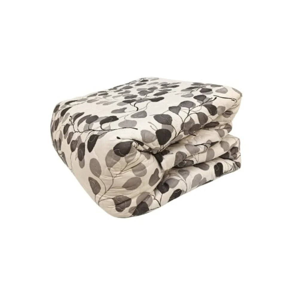 Floral Bedspread Set Saar - Luxury Two-Sided Design &amp; Pillowcases