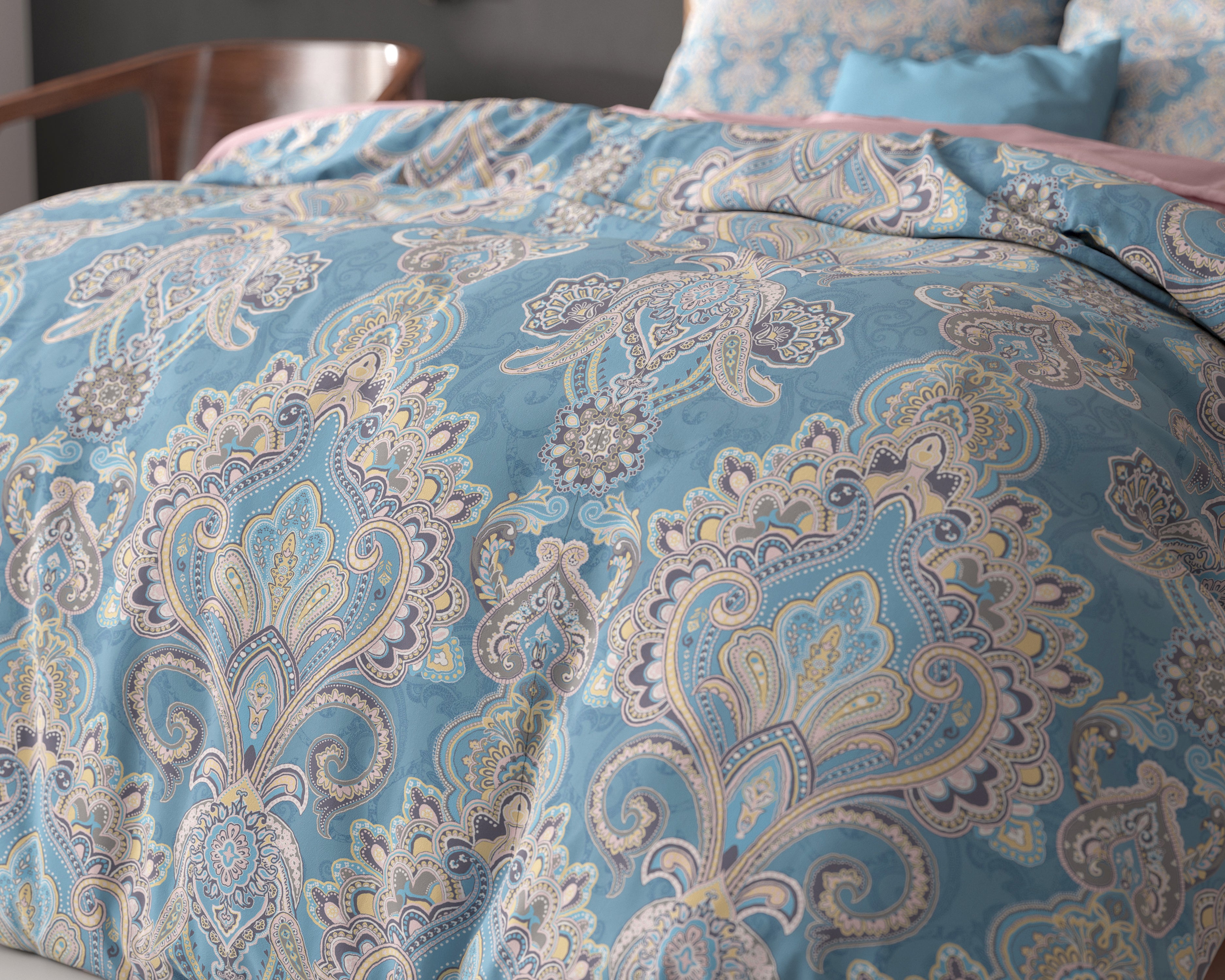 Giselle Blue Duvet Cover