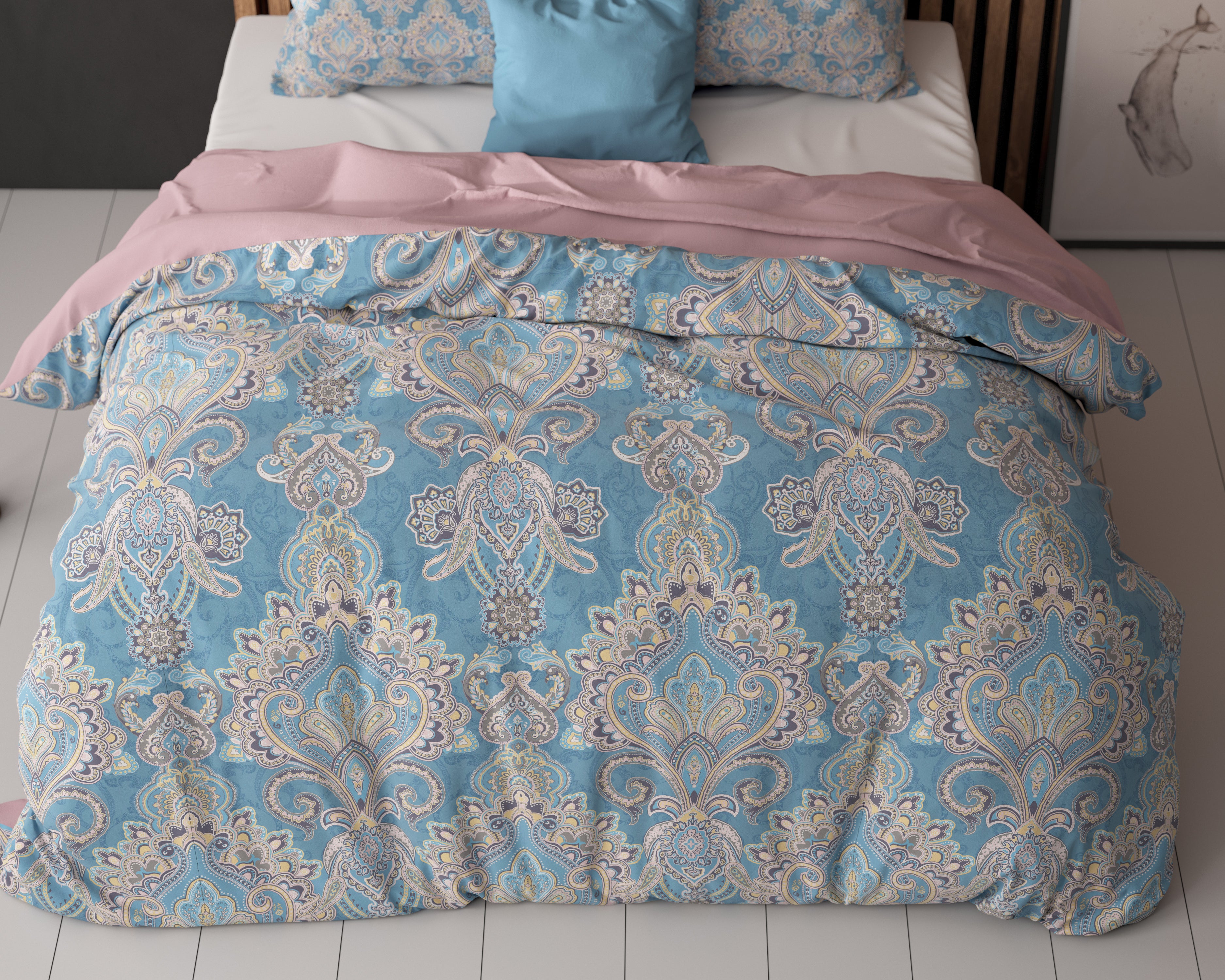 Giselle Blue Duvet Cover
