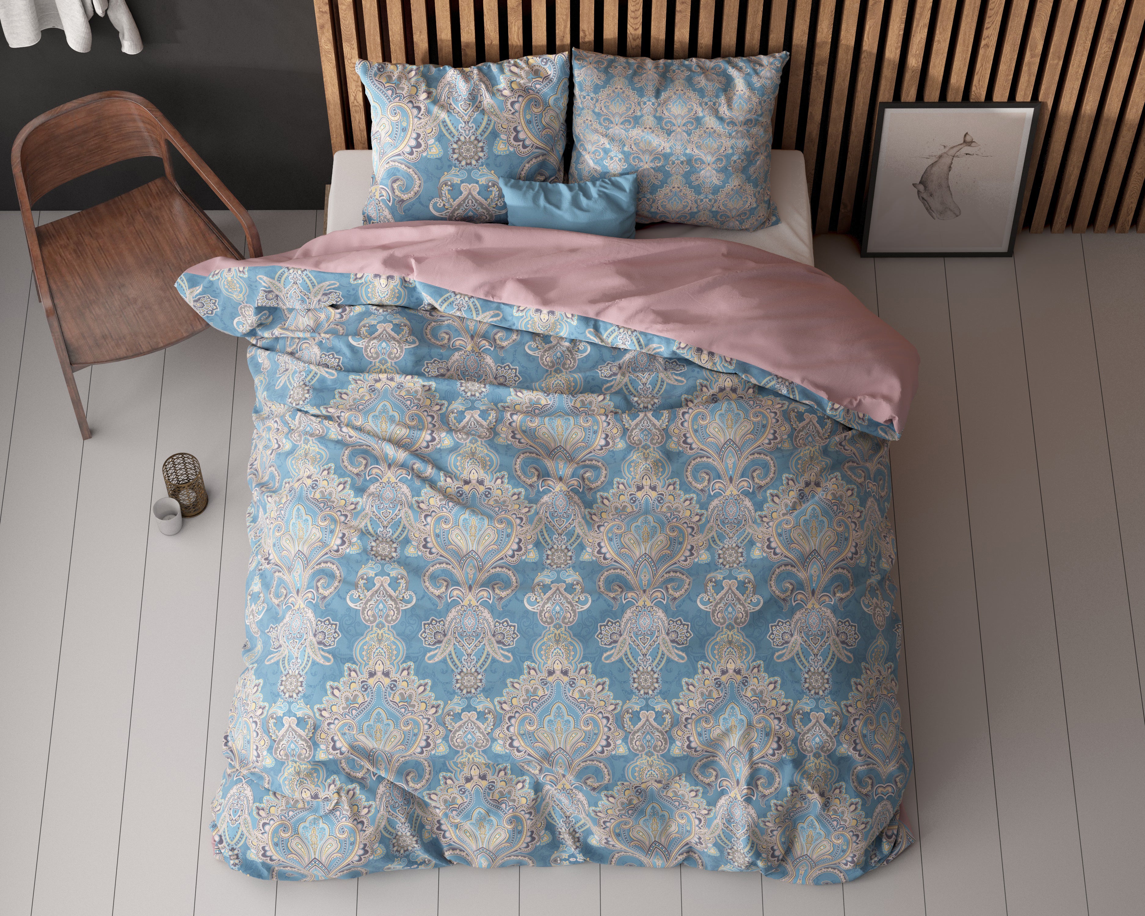 Giselle Blue Duvet Cover