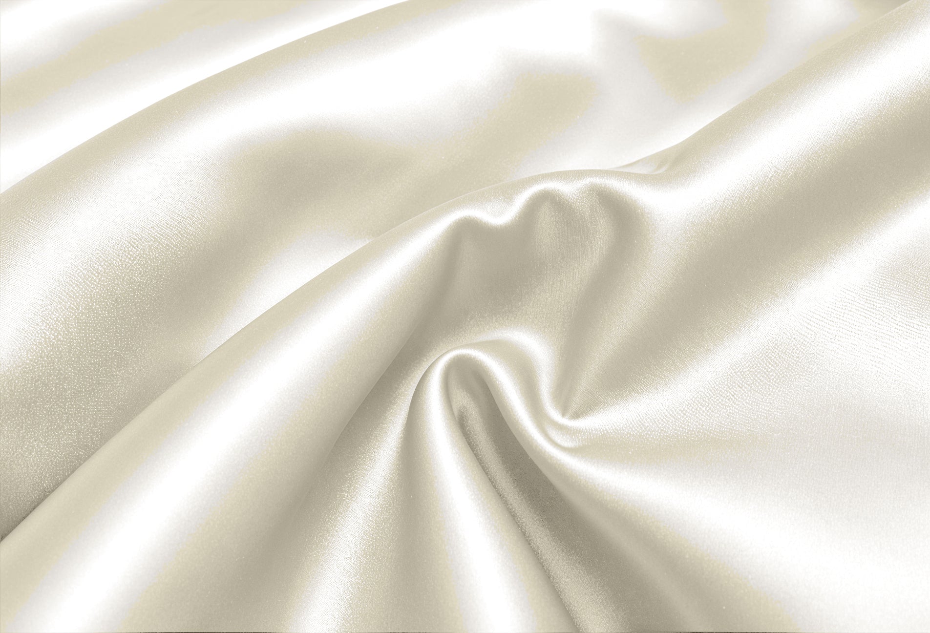 Glossy Creme Dekbedovertrek