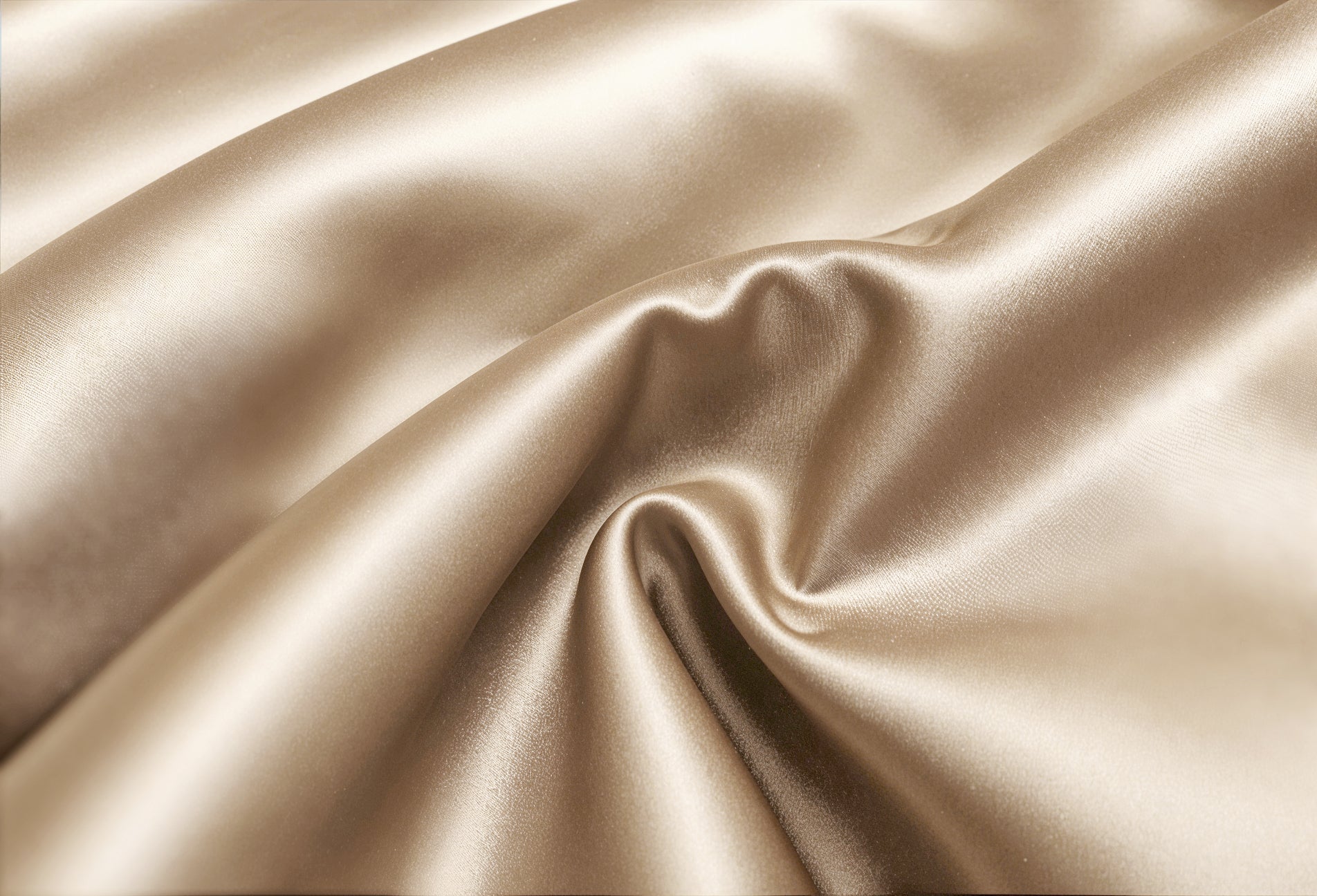 Glossy Taupe Dekbedovertrek