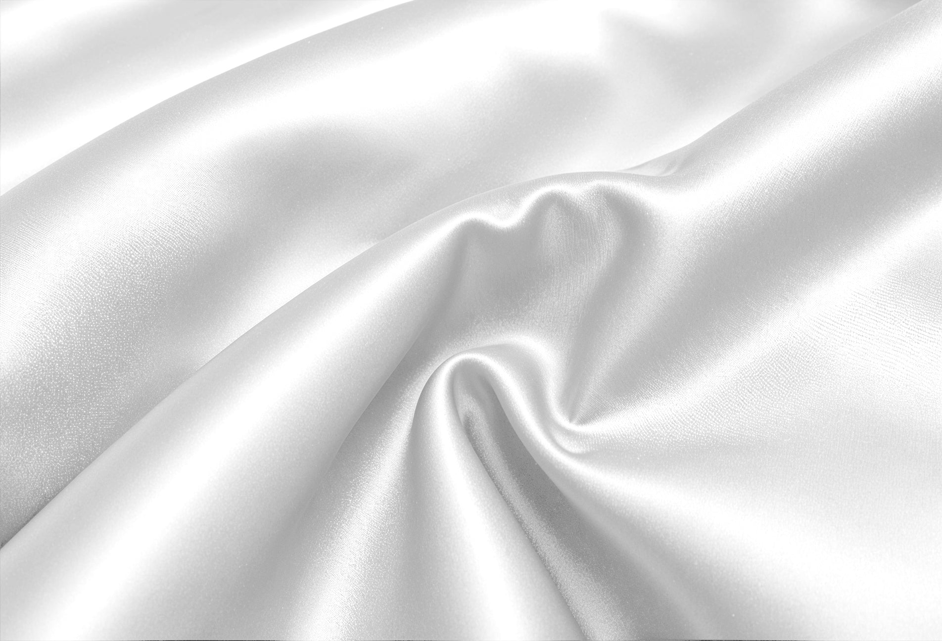 Glossy Wit Dekbedovertrek