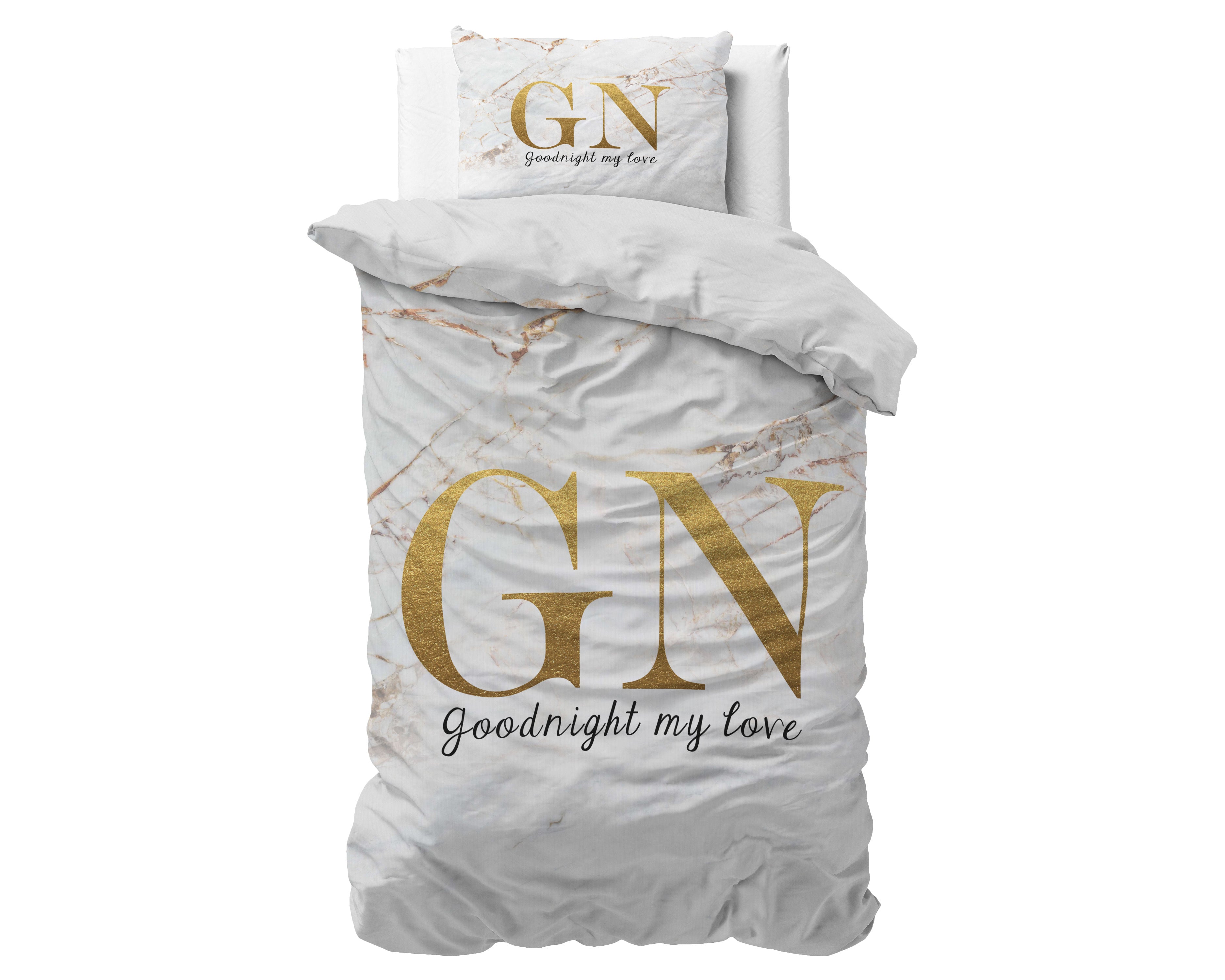 Goodnight Goud Dekbedovertrek