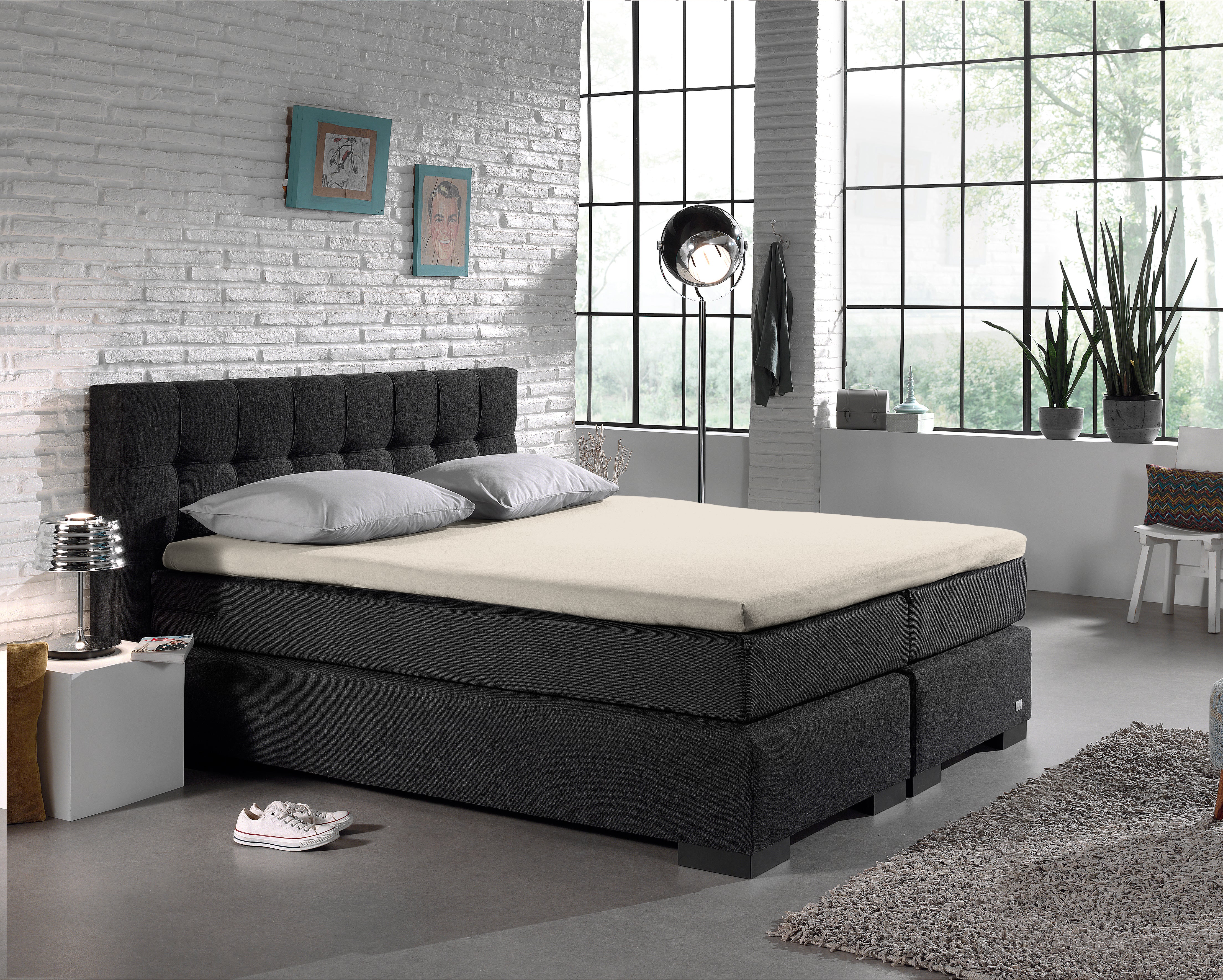 Jersey Topper Fitted Sheet Cream - Wonderfully Soft - Suitable for Box Springs and Mattresses - Stretch Cotton