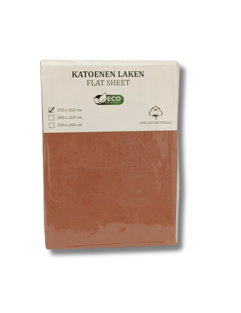 Katoenen Laken Nude Pink – 100% Luxe Katoen-Perkaal | Ademend & Duurzaam