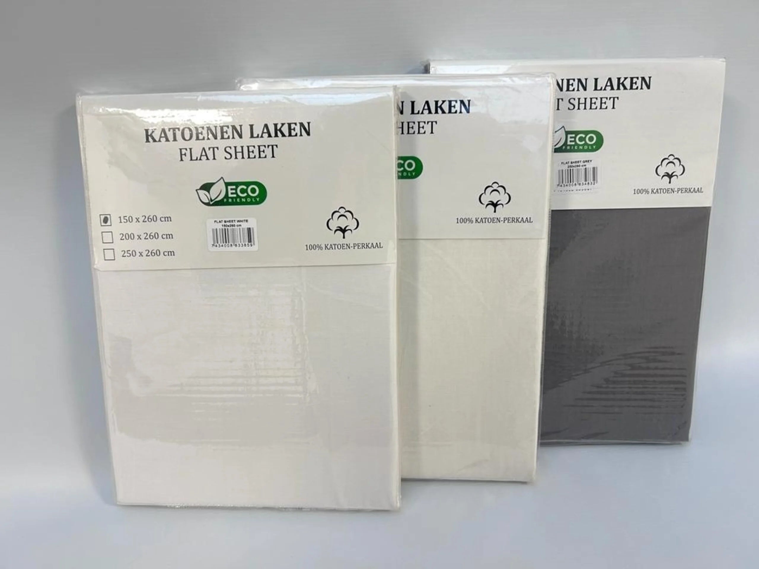 Katoenen Laken Off White Beau Maison