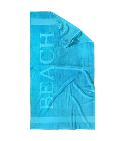 LUCCA strandlaken XXL Beach 100x200 cm aqua