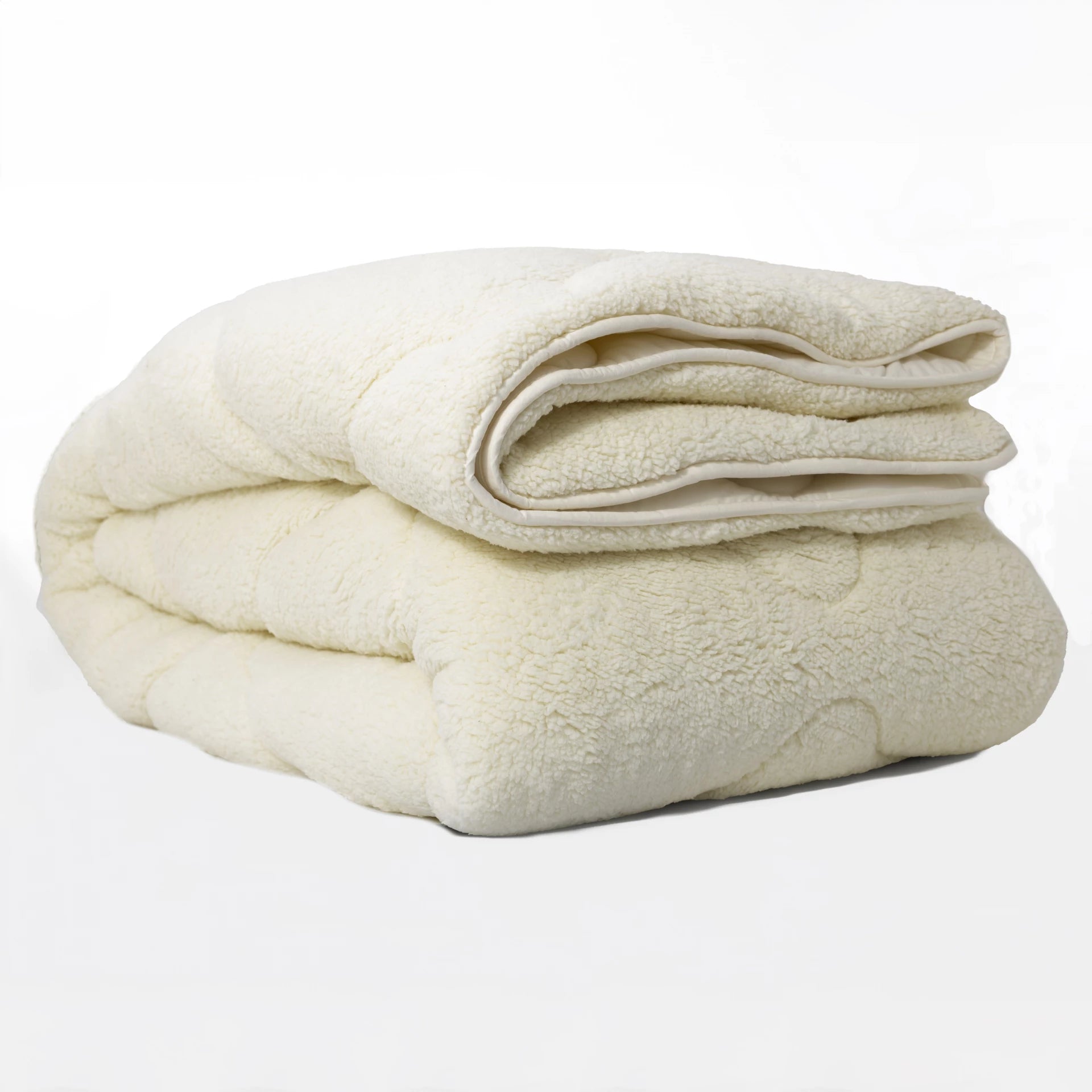 All-in One Lazy Teddy Dekbed Creme - Dekbed voor het hele jaar