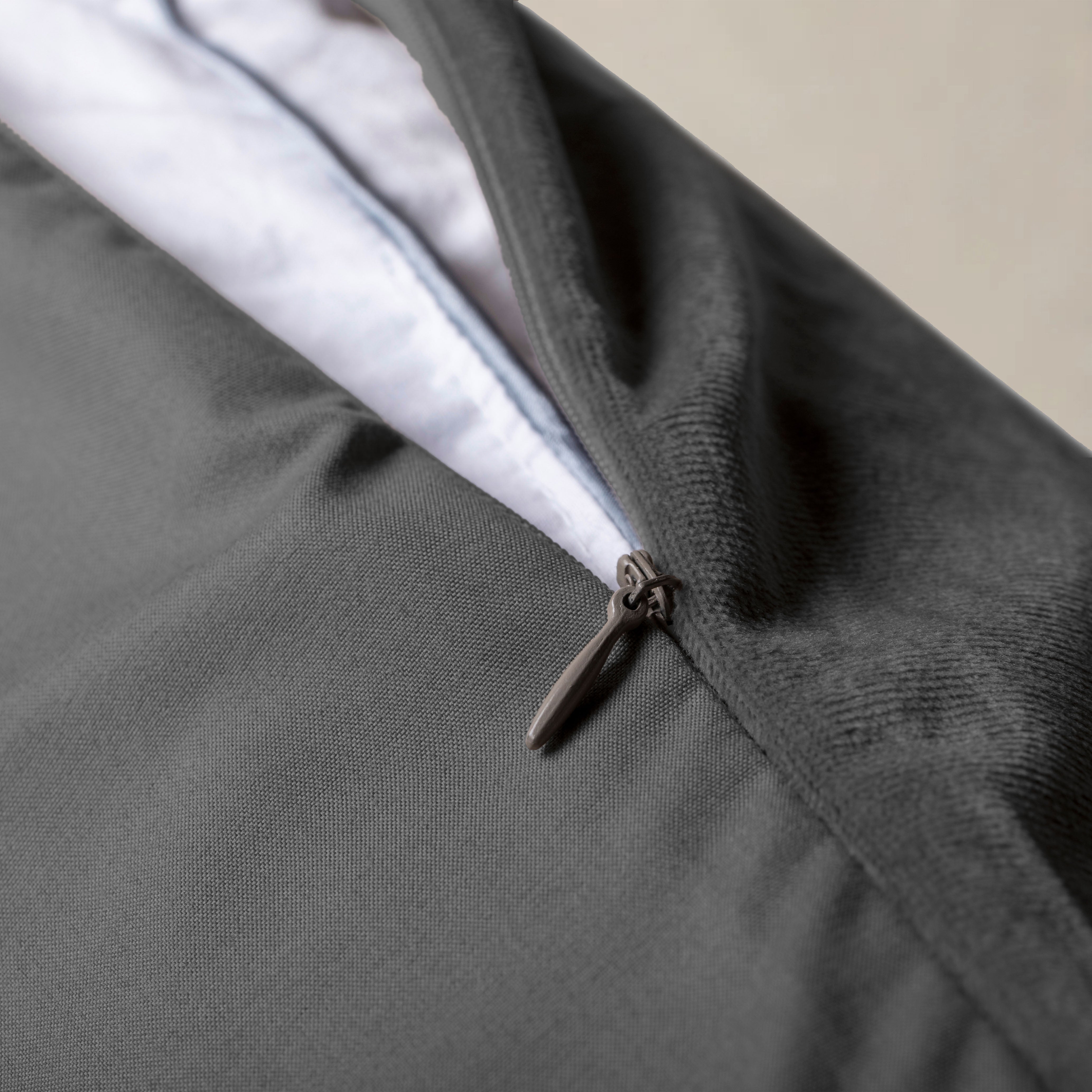 All-in One Lazy Velvet Dekbed Antraciet - Dekbed voor het hele jaar