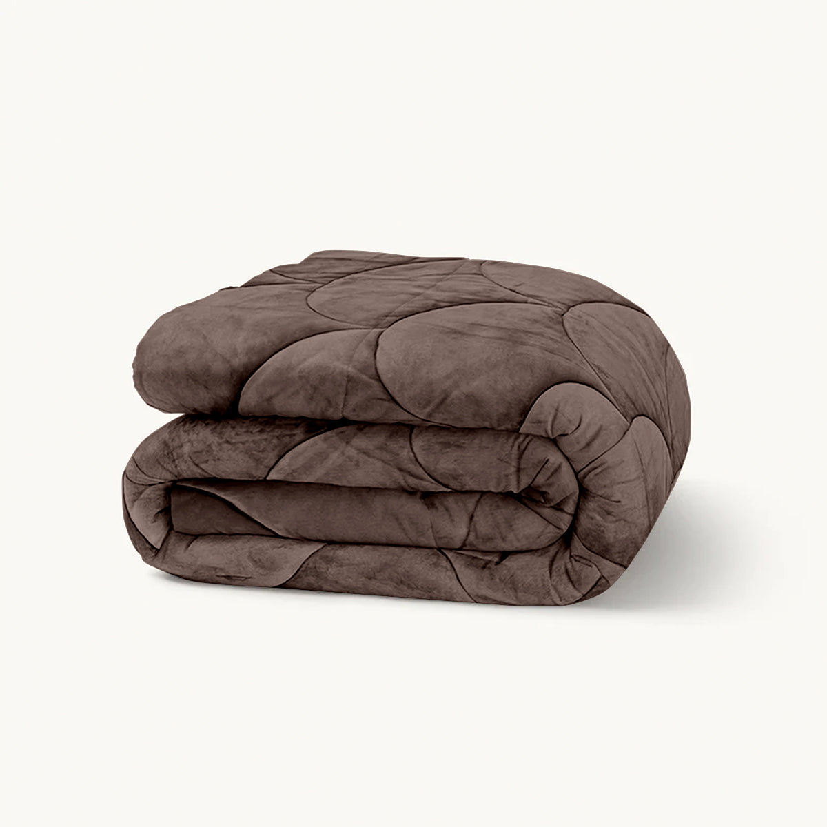 Flanel Velvet Easy Dekbed - Bruin