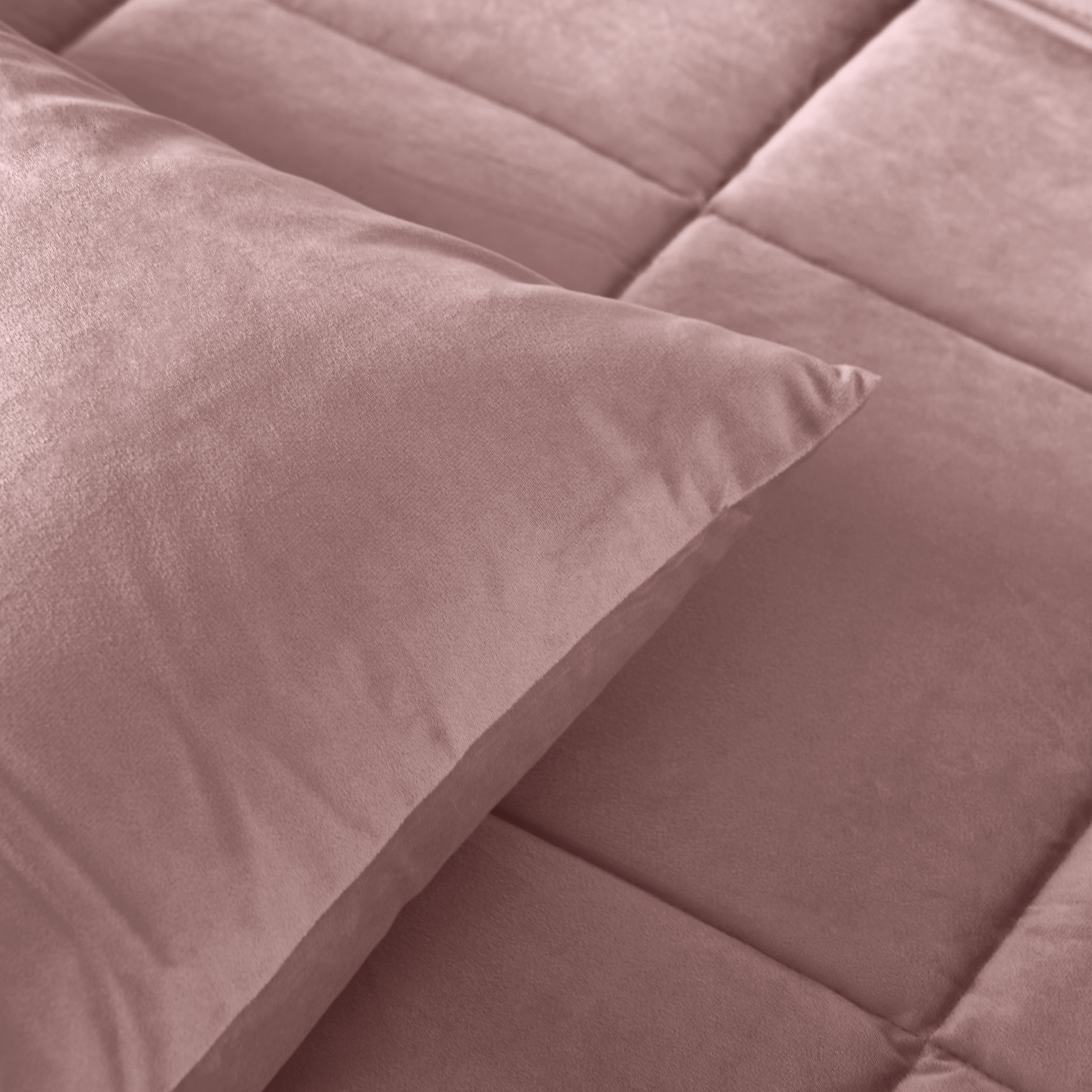 All-in One Lazy Velvet Dekbed Oud Roze - Dekbed voor het hele jaar