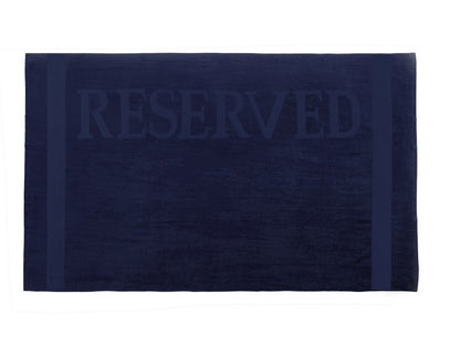 Strandlaken XL Reserved 100x180 cm Navy – Luxe en Sneldrogend Katoen