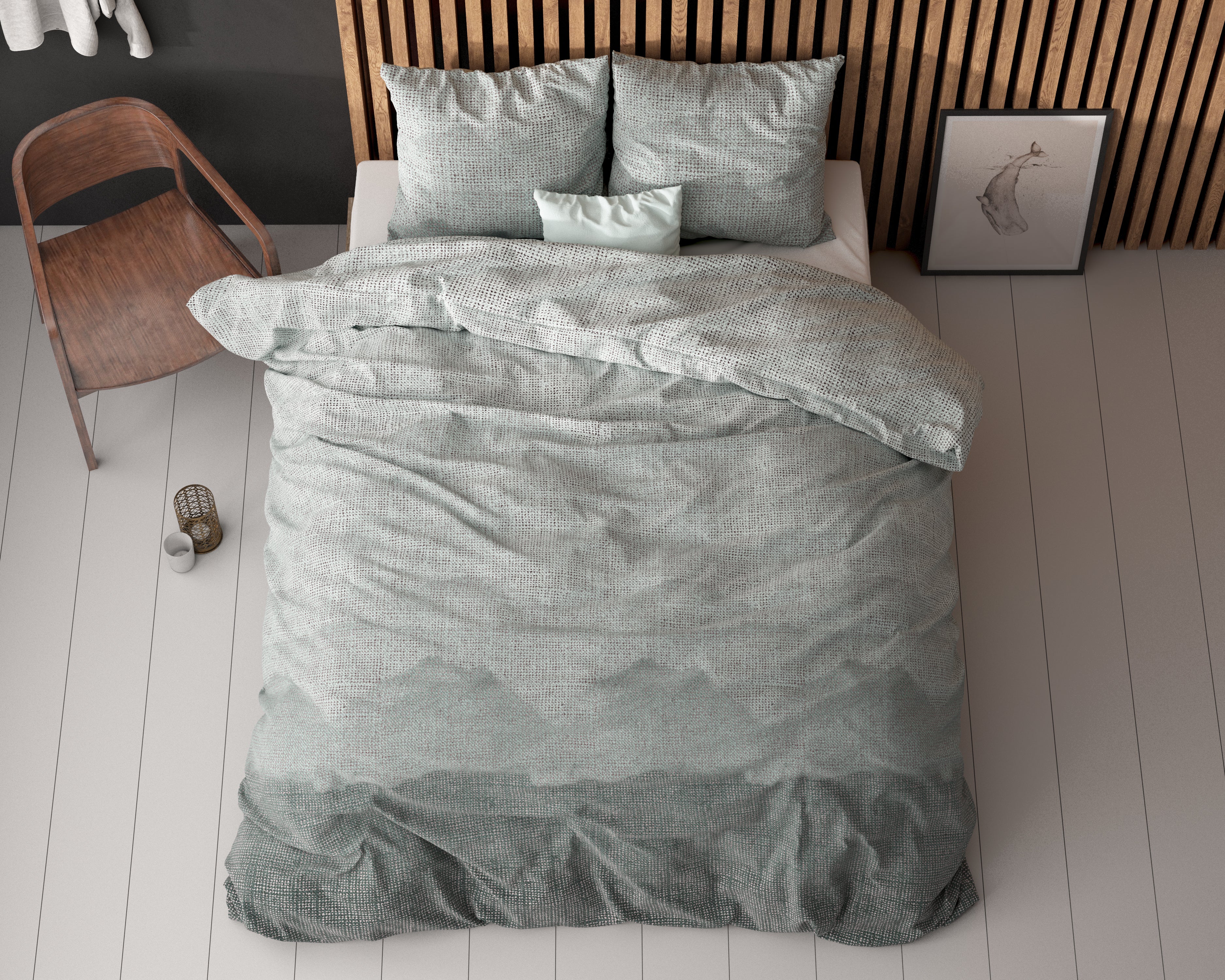 Lulian Zee Blauw Dekbedovertrek - Strijkvrij - Katoen geweven - Leuke prints