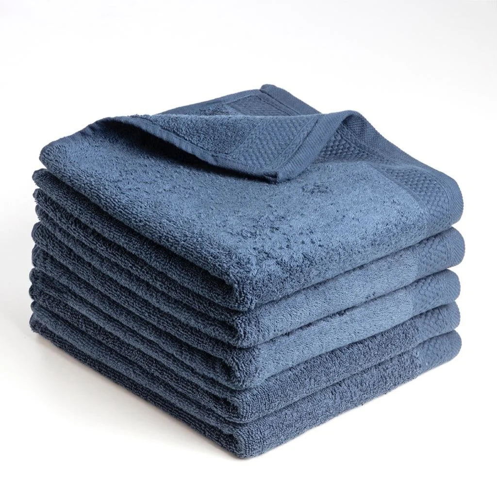 Luxe Blauwe Handdoek 100% Katoen - Hotelkwaliteit, Zacht & Sneldrogend