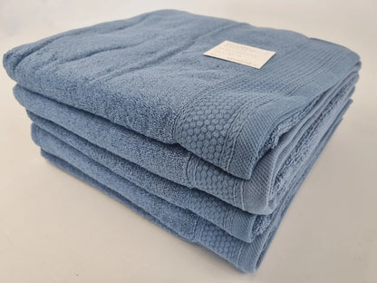 Luxe Blauwe Handdoek 100% Katoen - Hotelkwaliteit, Zacht & Sneldrogend