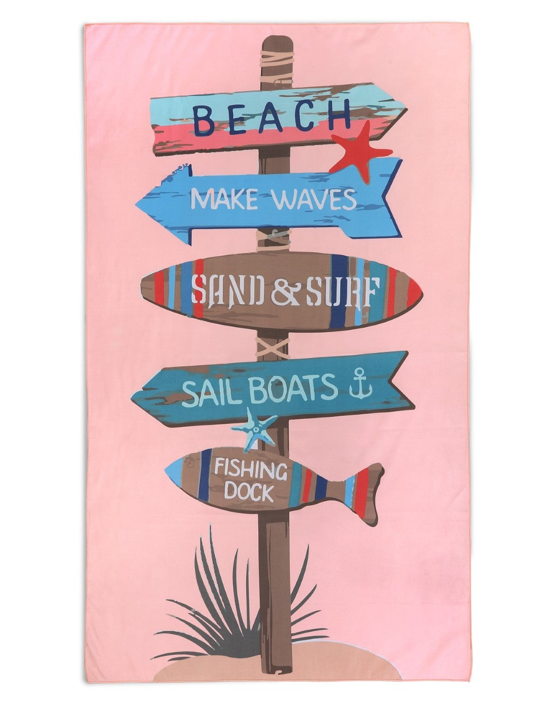 Sandy Beach Strandlaken Make Waves - 180 x 200 cm - Multikleurig