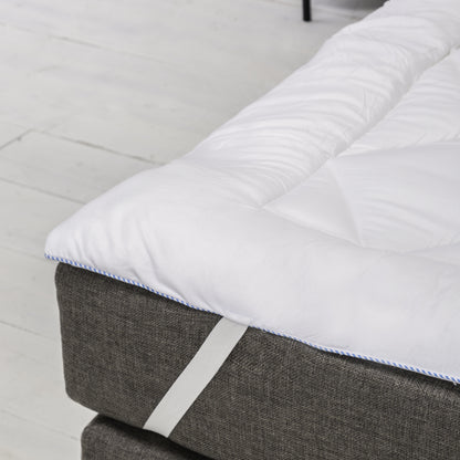 Medisch Gel Oplegmatras - Oplegmatras met eco-down vulling behandeld met gel - Ondersteund en terugverende gelvezel - Extra comfort boven op je matras