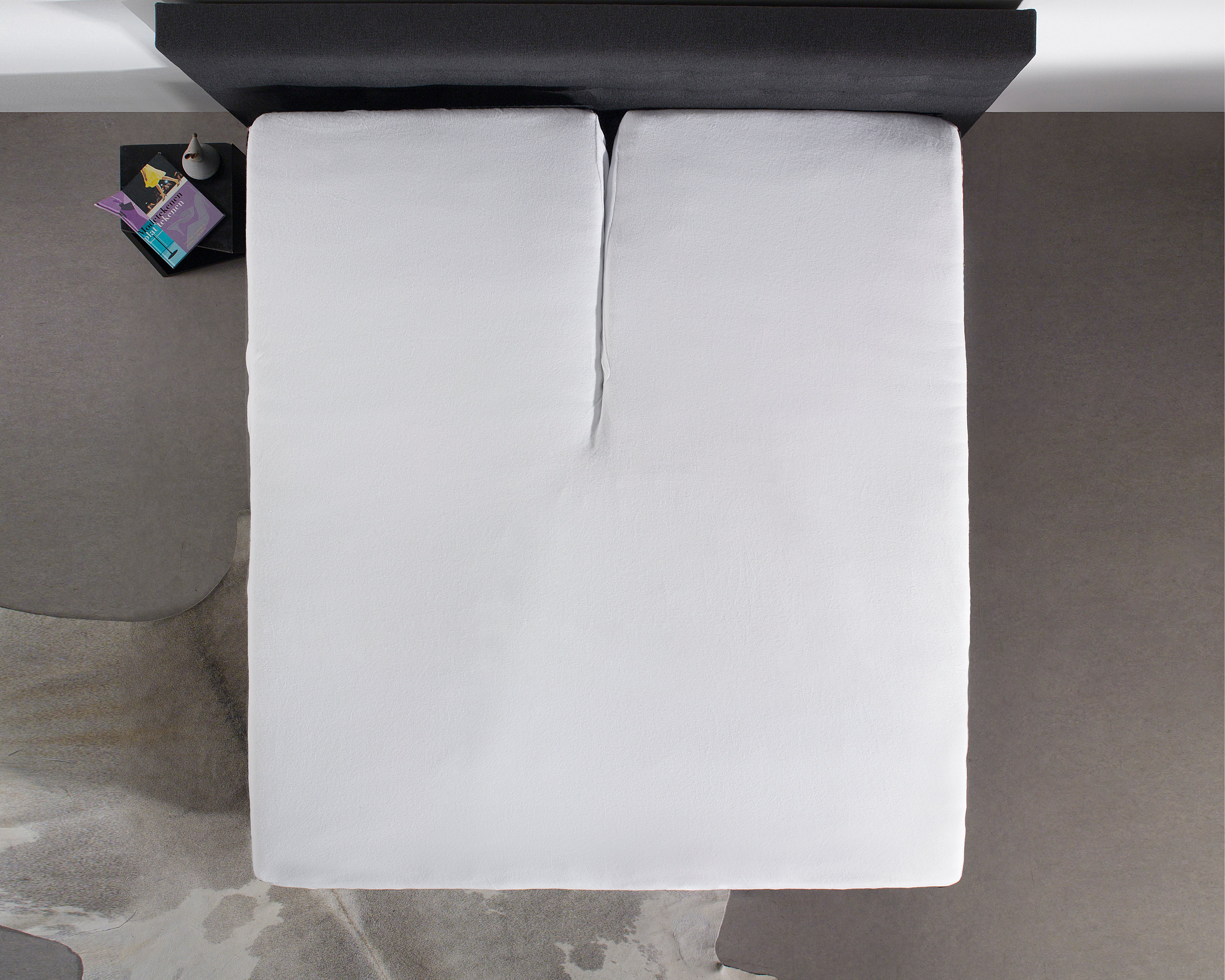 Molton Splittopper Hoeslaken - Vocht absorberend - Beschermt je matras - Mooie kwaliteit