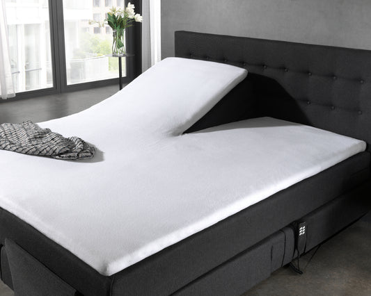 Molton Splittopper Hoeslaken - Vocht absorberend - Beschermt je matras - Mooie kwaliteit