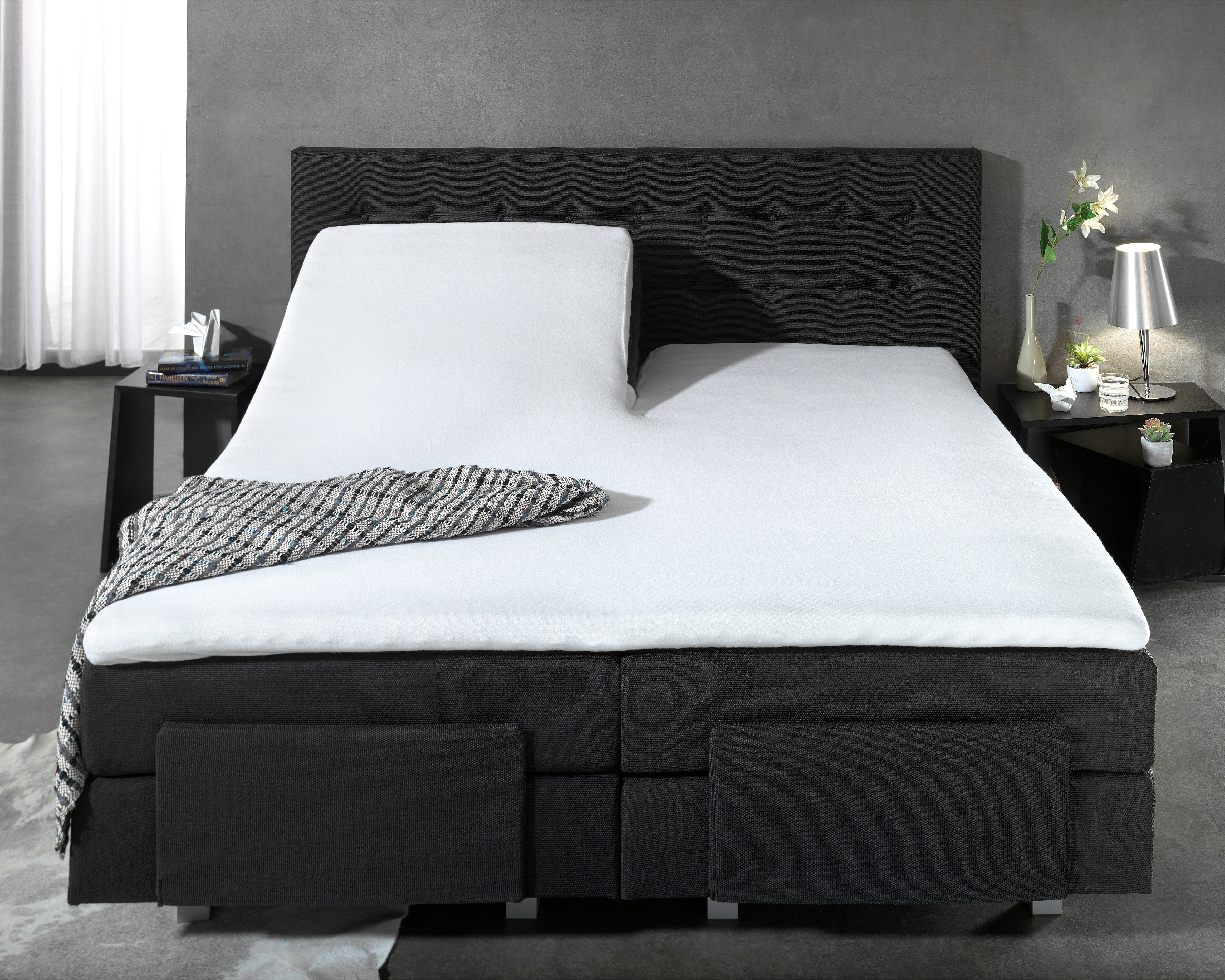 Molton Splittopper Hoeslaken - Vocht absorberend - Beschermt je matras - Mooie kwaliteit