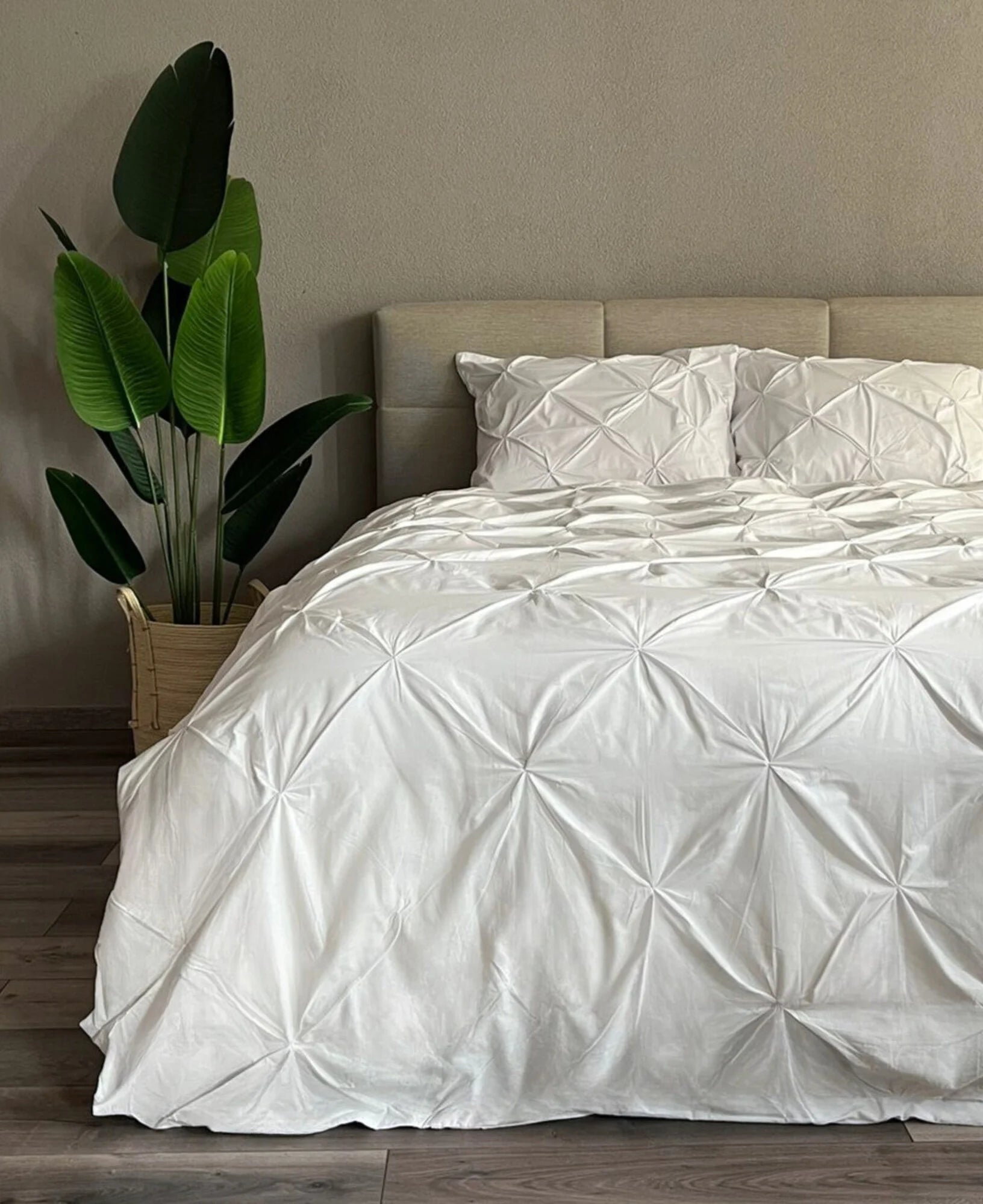 Monte Carlo Katoenen Dekbedovertrek Wit