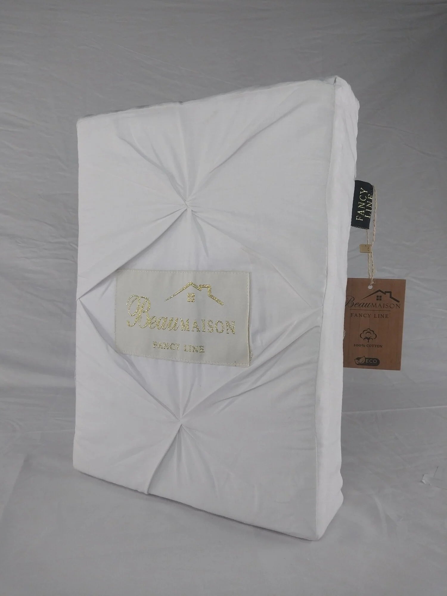 Monte Carlo Katoenen Dekbedovertrek Wit