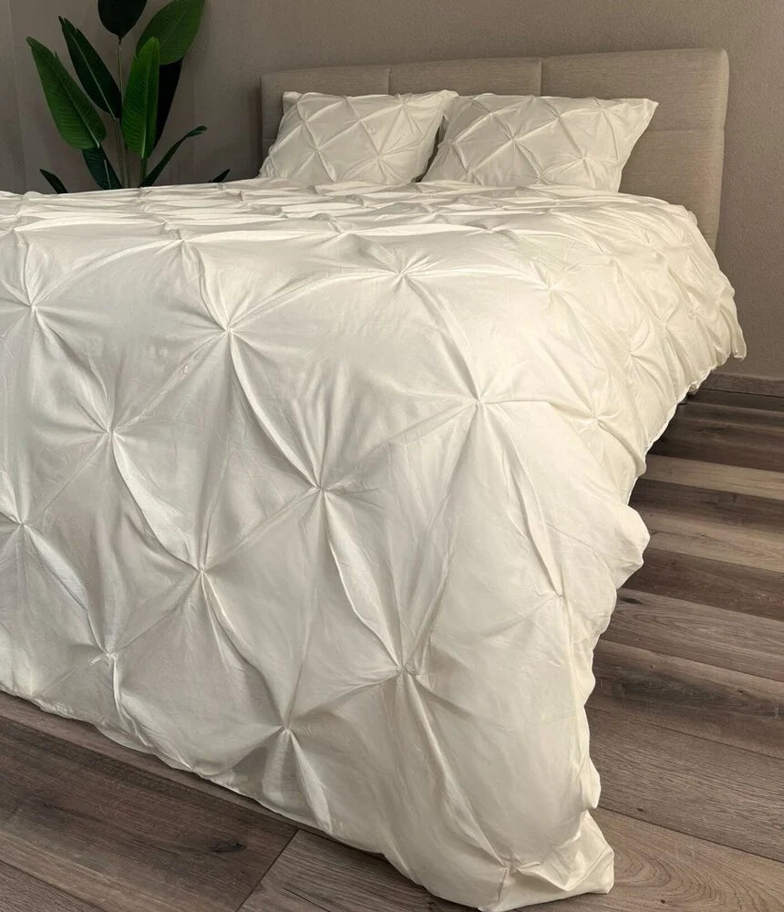 Monte Carlo Off White Dekbedovertrek – Luxe, Comfort en Stijl