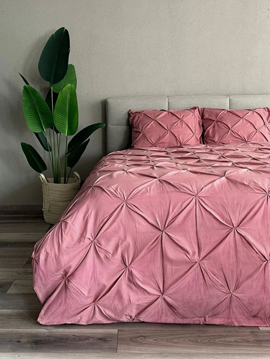 Monte Carlo Roze Dekbedovertrek - Luxe, Stijl en Comfort