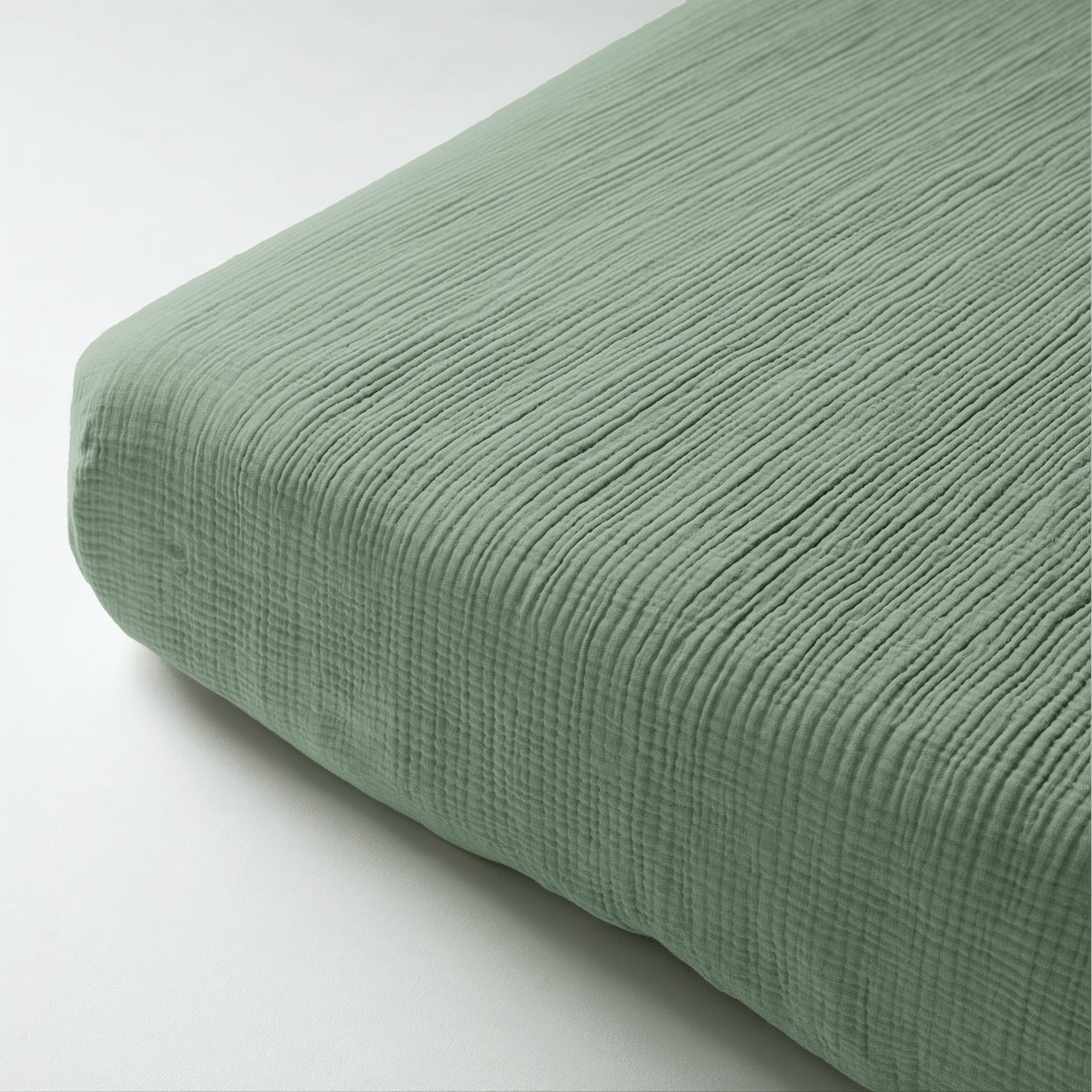 Mousseline Hoeslaken Groen