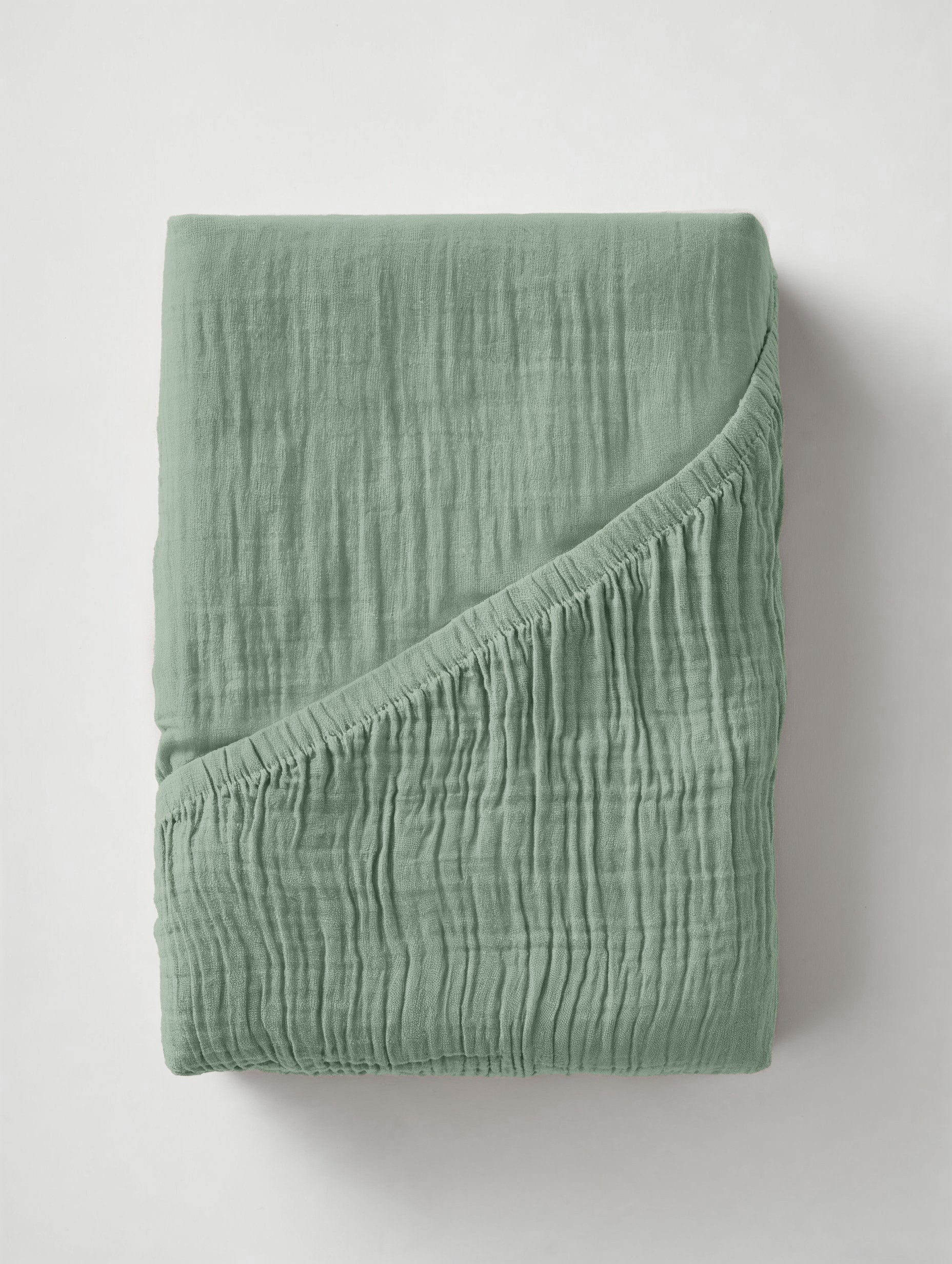 Mousseline Hoeslaken Groen