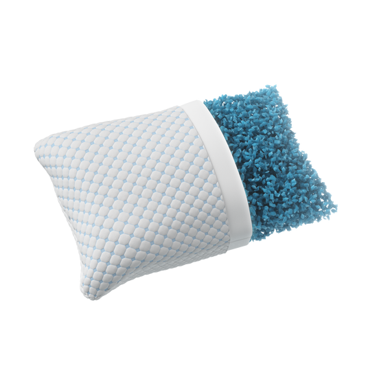 Nanotech Kussen 50 x 70 - Verkoelend - Hardheid en hoogte afstelbaar - Traagschuim