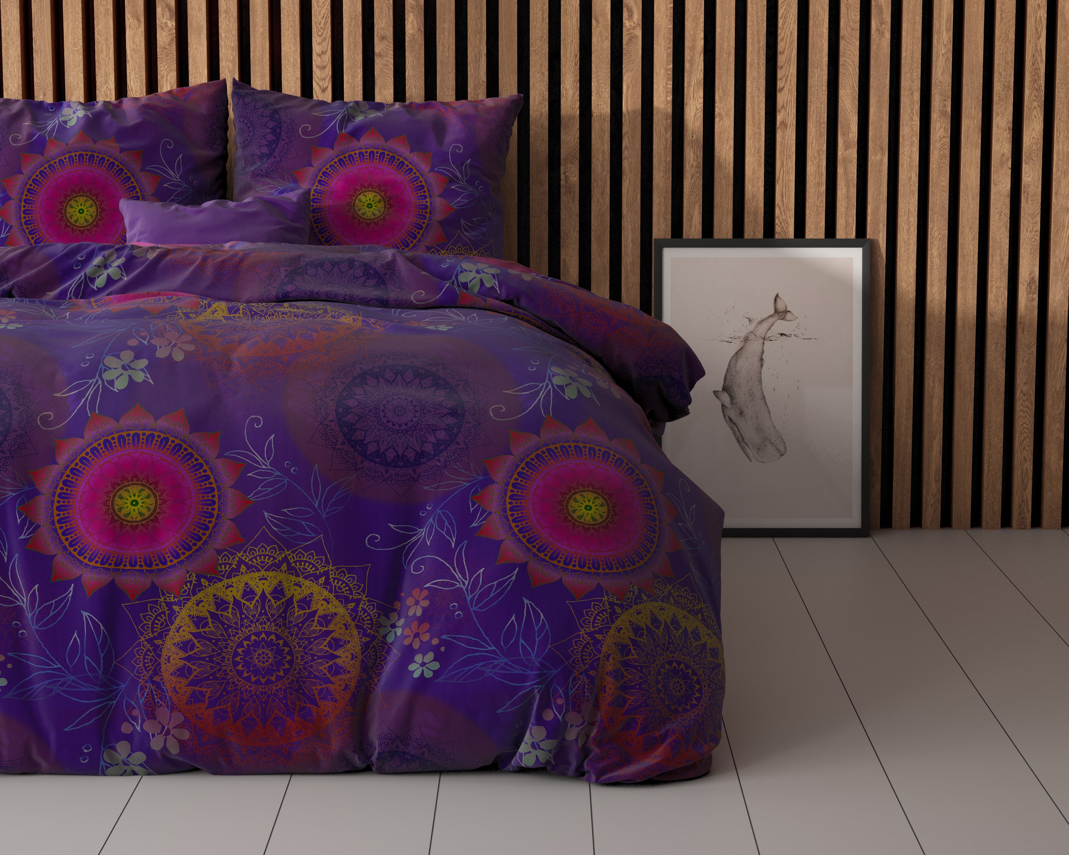 Normy Dekbedovertrek Multi - Katoen geweven - Strijkvrij - Leuke prints