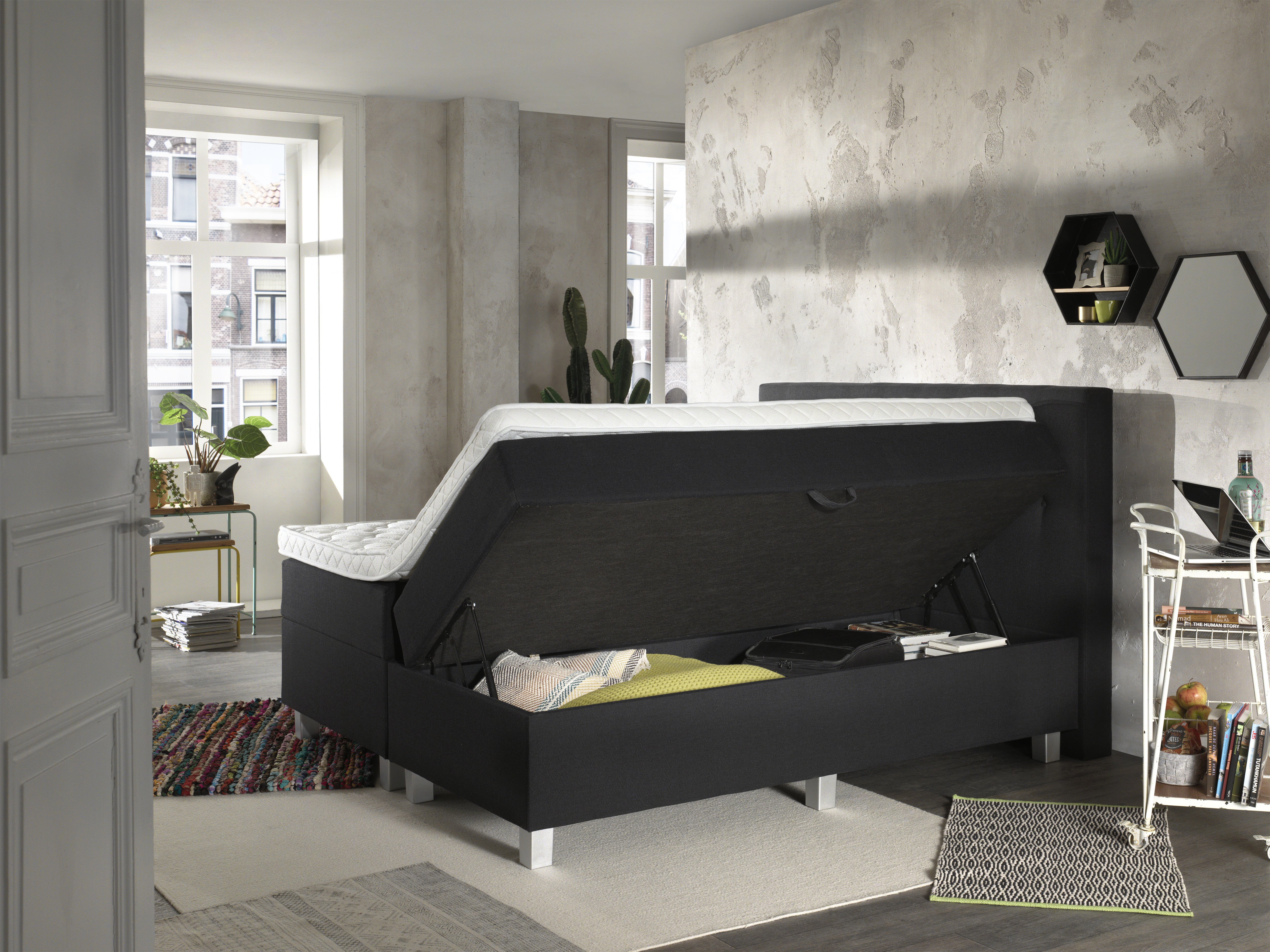 Opbergboxspring Shurgard - Antraciet