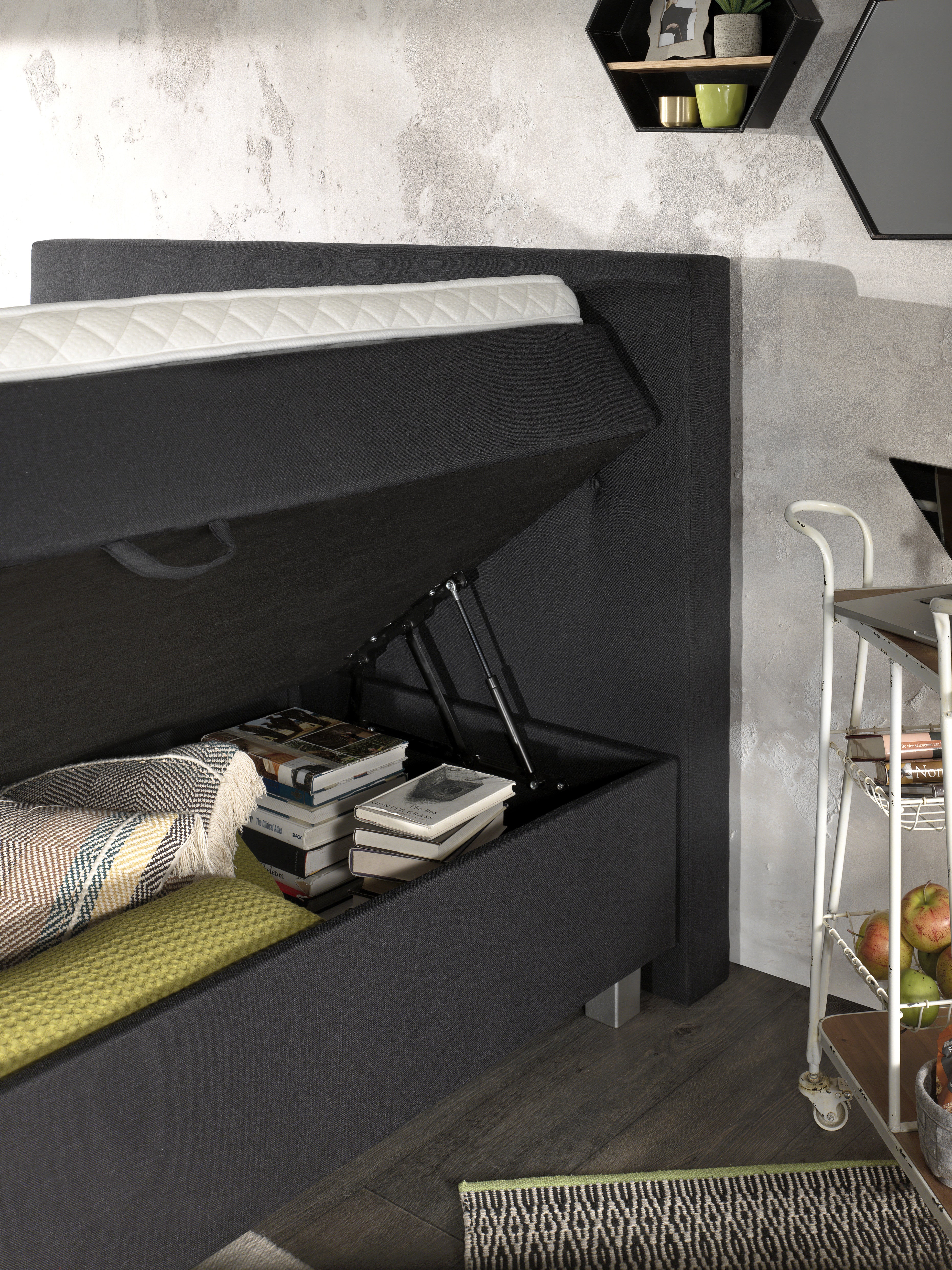 Opbergboxspring Shurgard - Antraciet