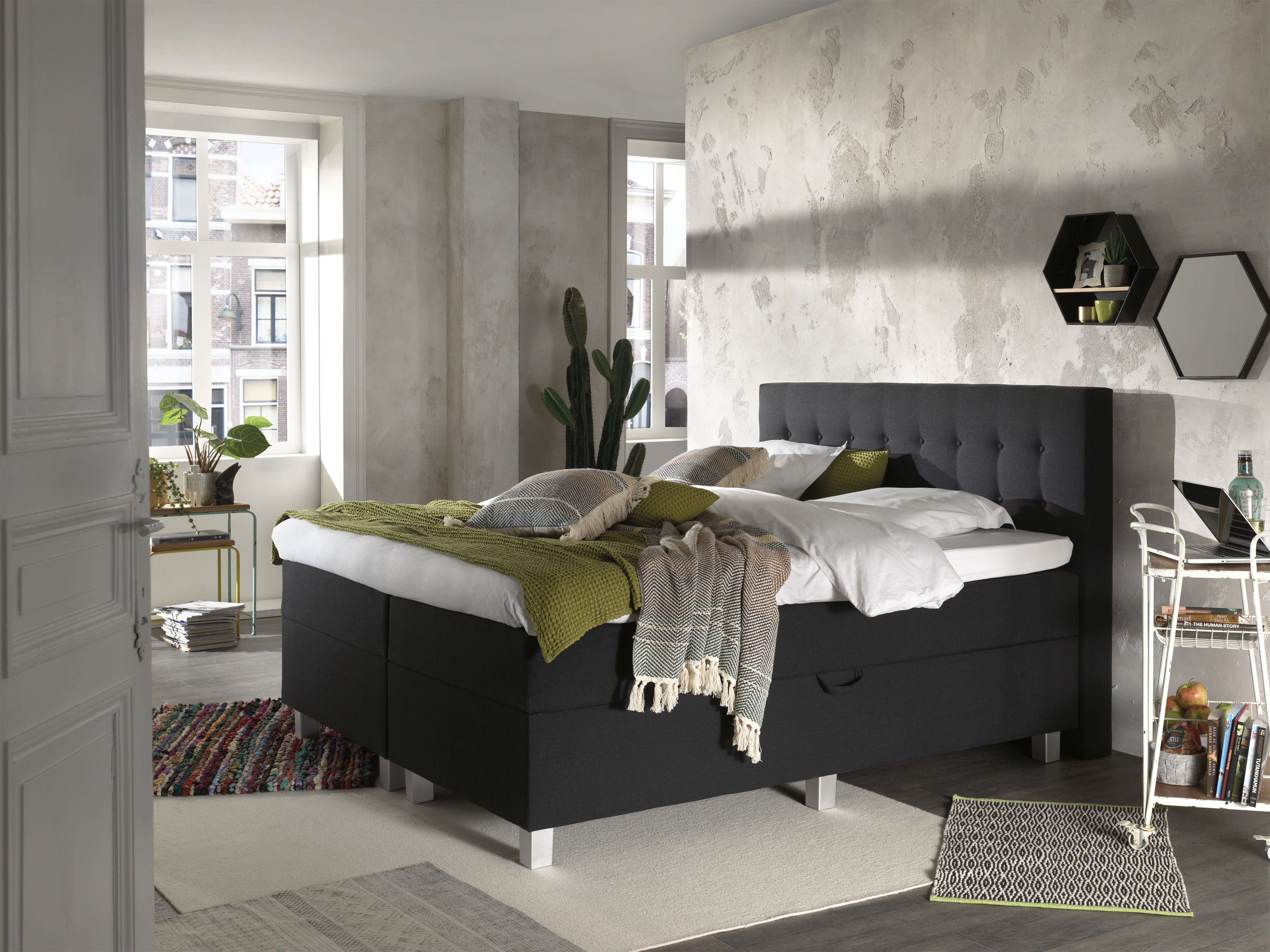 Opbergboxspring Shurgard - Antraciet