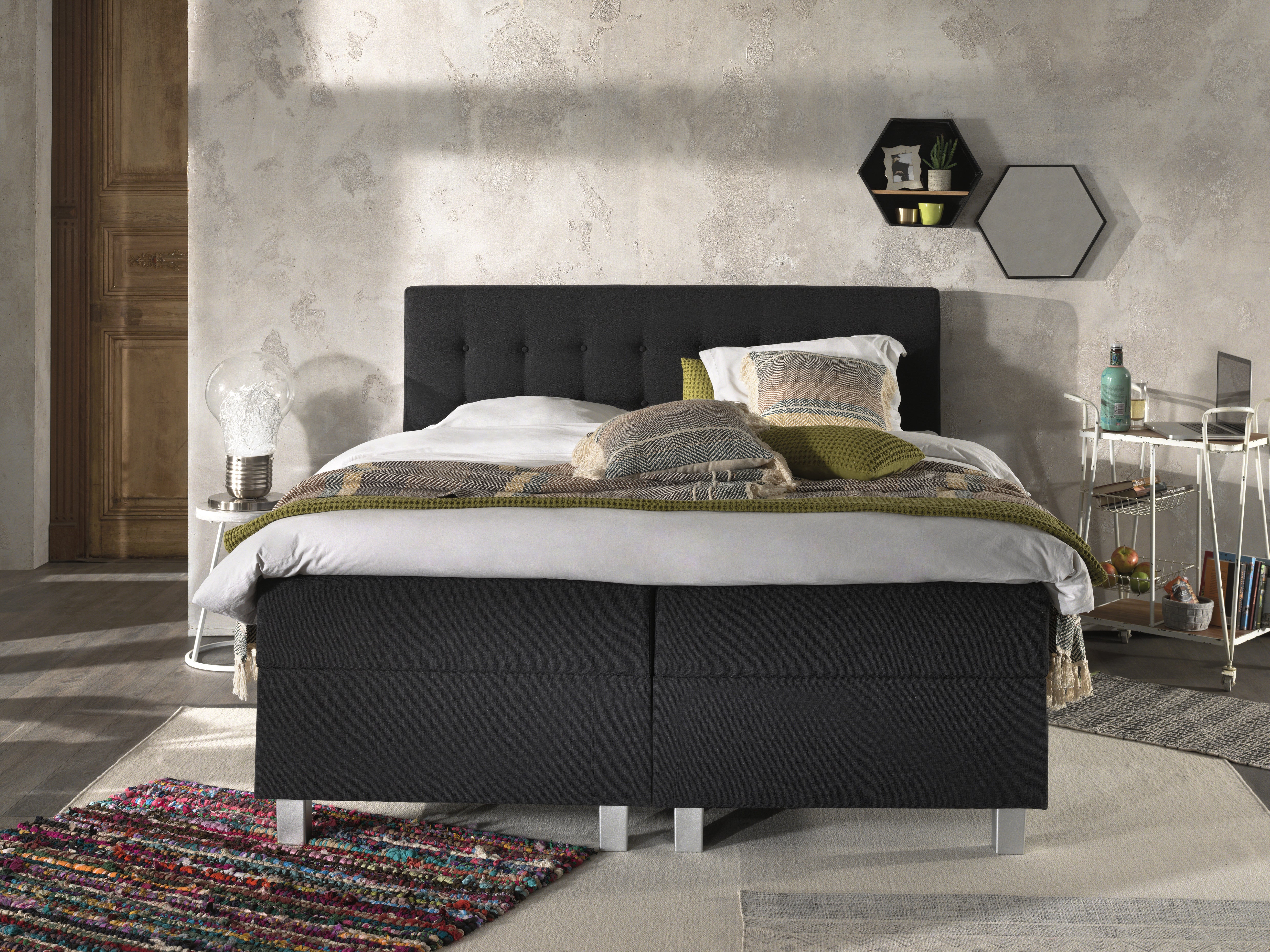 Opbergboxspring Shurgard - Antraciet