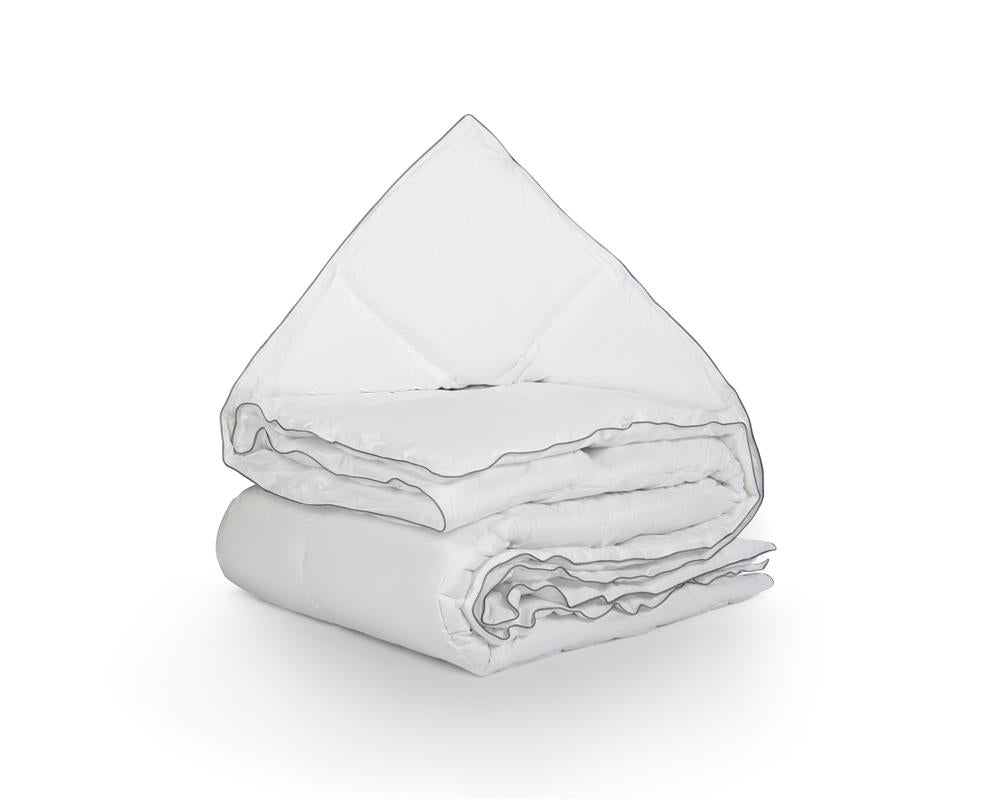 Percale Cotton Touch Enkel Dekbed Wit - Luxe - Perkal katoen - Luchtig