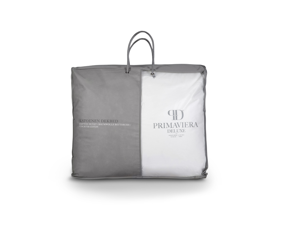 Percale Cotton Touch Enkel Dekbed Wit - Luxe - Perkal katoen - Luchtig