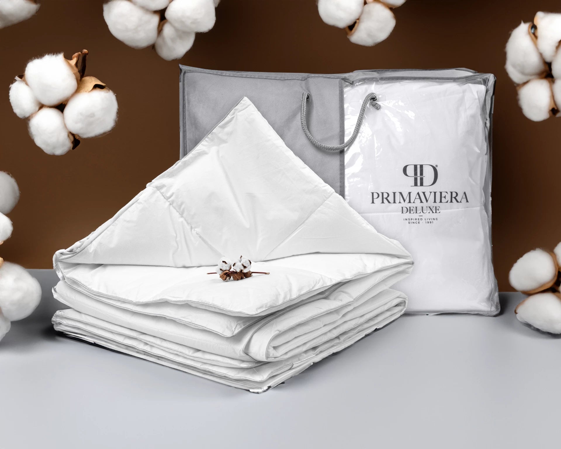 Percale Cotton Touch Zomer Dekbed Wit - Luxe - Perkal katoen - Luchtig