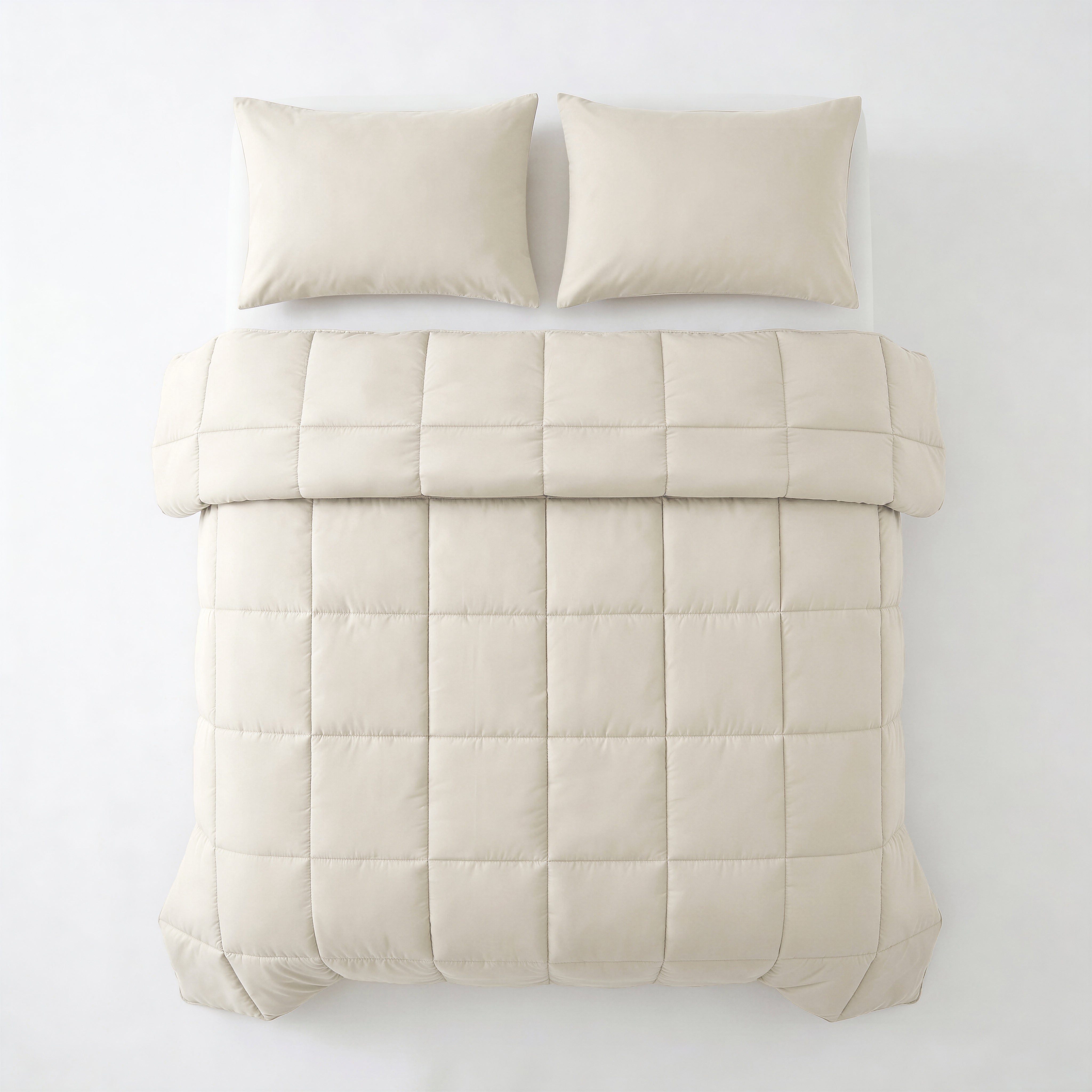 Primaviera Deluxe 100% Katoen Dekbed - Beige - Voor het hele jaar