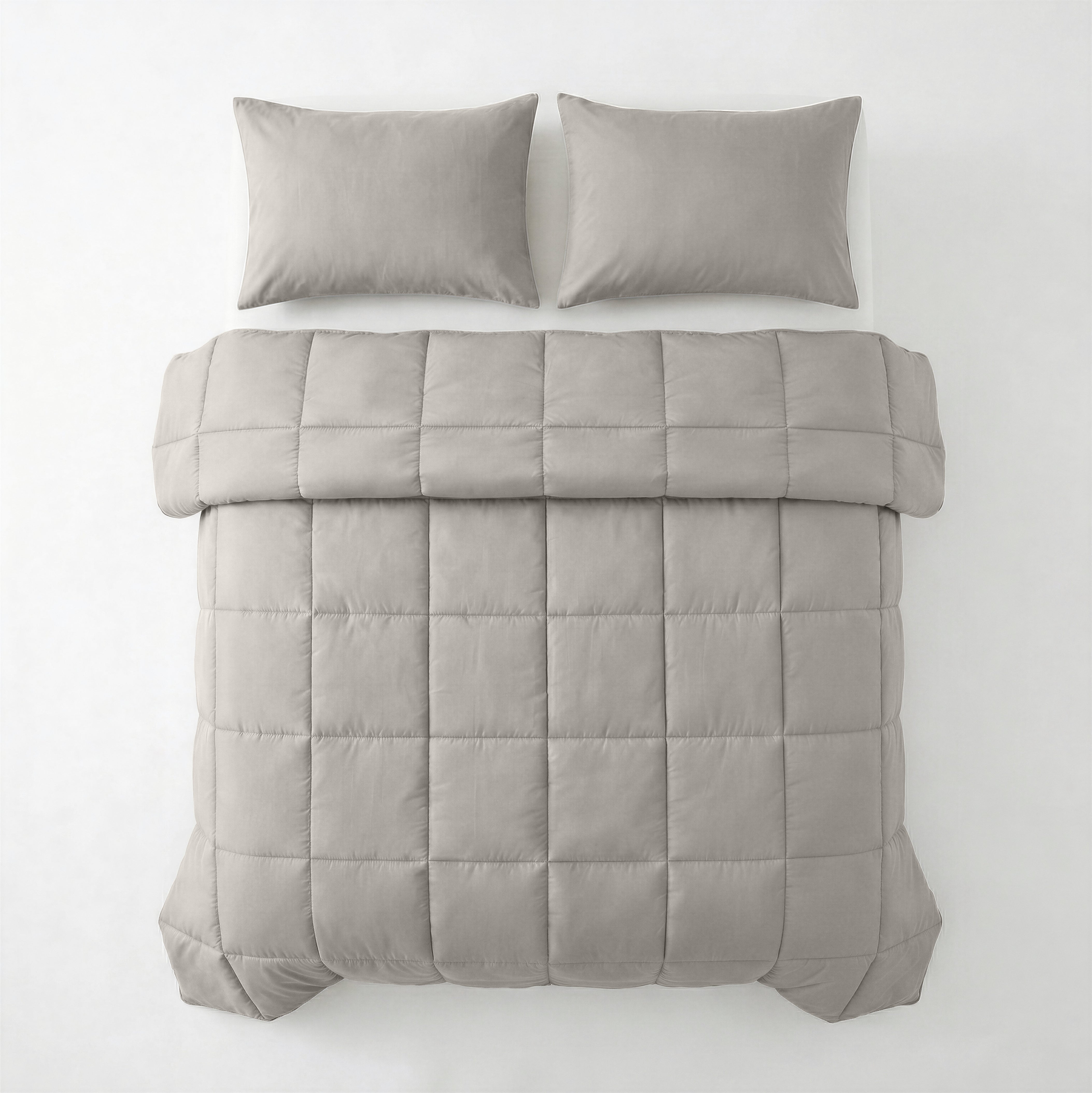 Primaviera Deluxe 100% Katoen Dekbed - Taupe - Voor het hele jaar