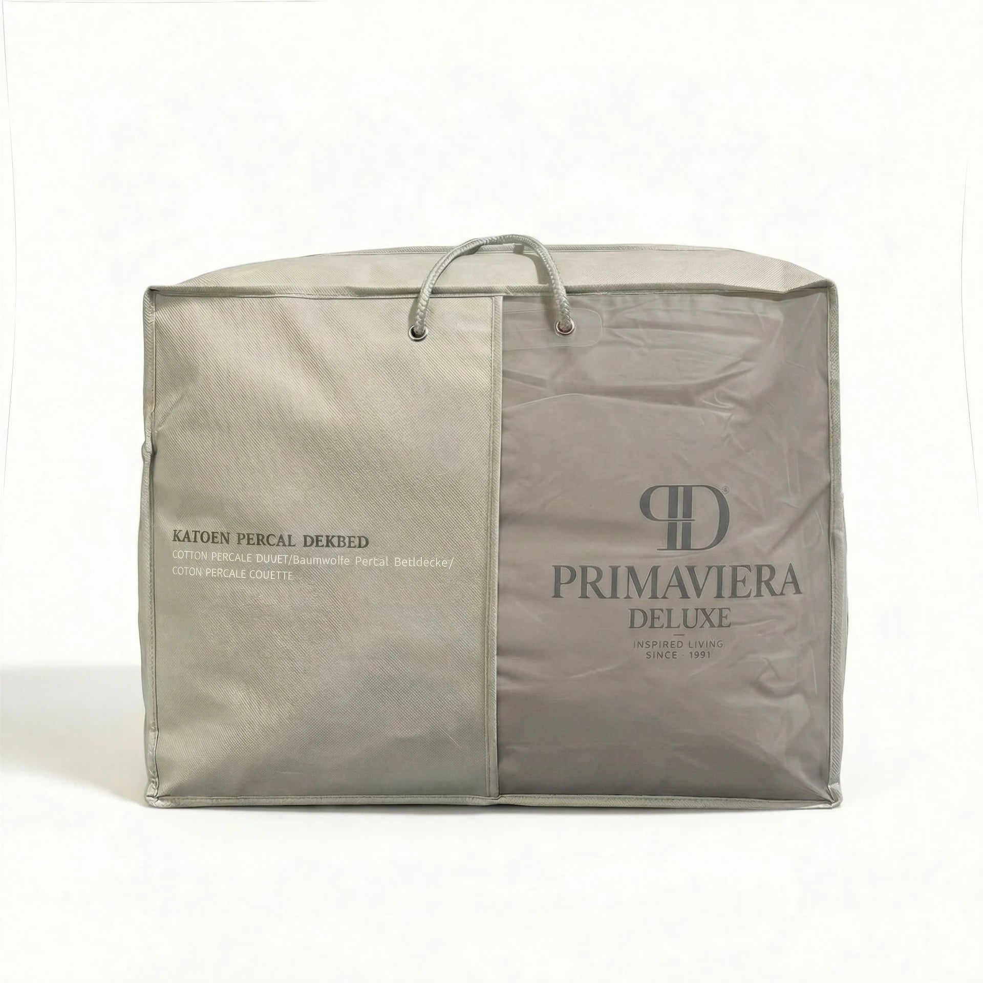 Primaviera Deluxe Lazy Dekbed Percale Taupe Bruin - Voor het hele jaar
