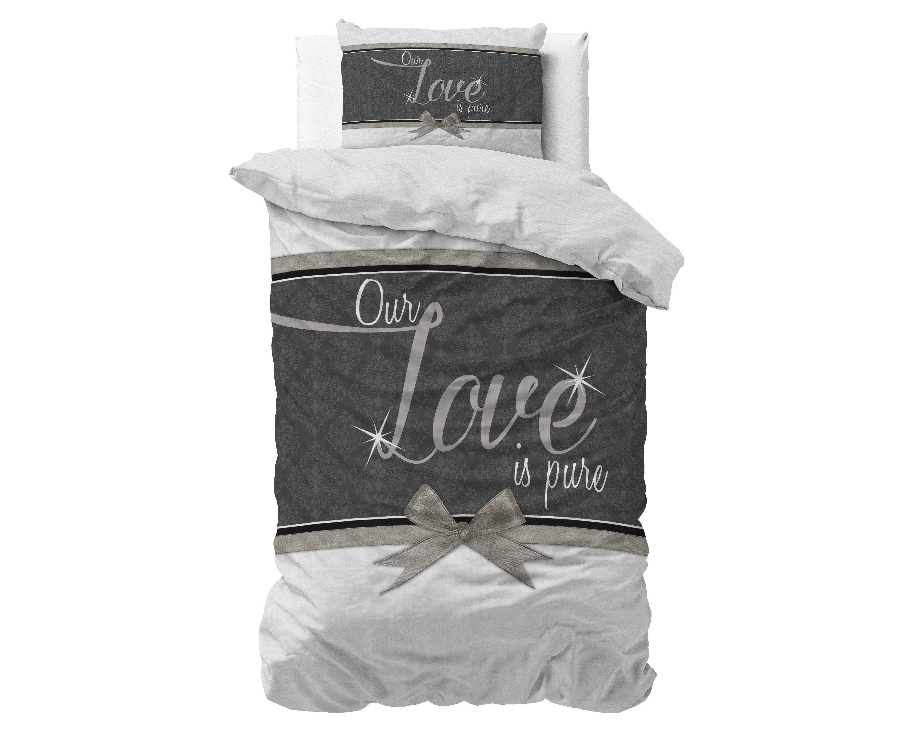 Pure Love Wit Dekbedovertrek