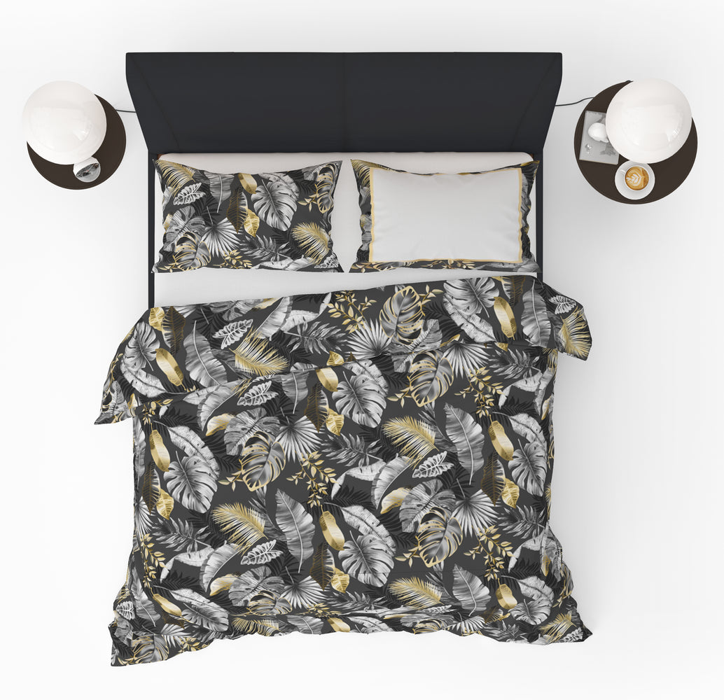 Jungle Style Black Duvet Cover | Luxurious, Soft &amp; Easy to Care for