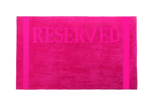 Reserved Strandlaken - 180 x 200 cm - Fuchsia