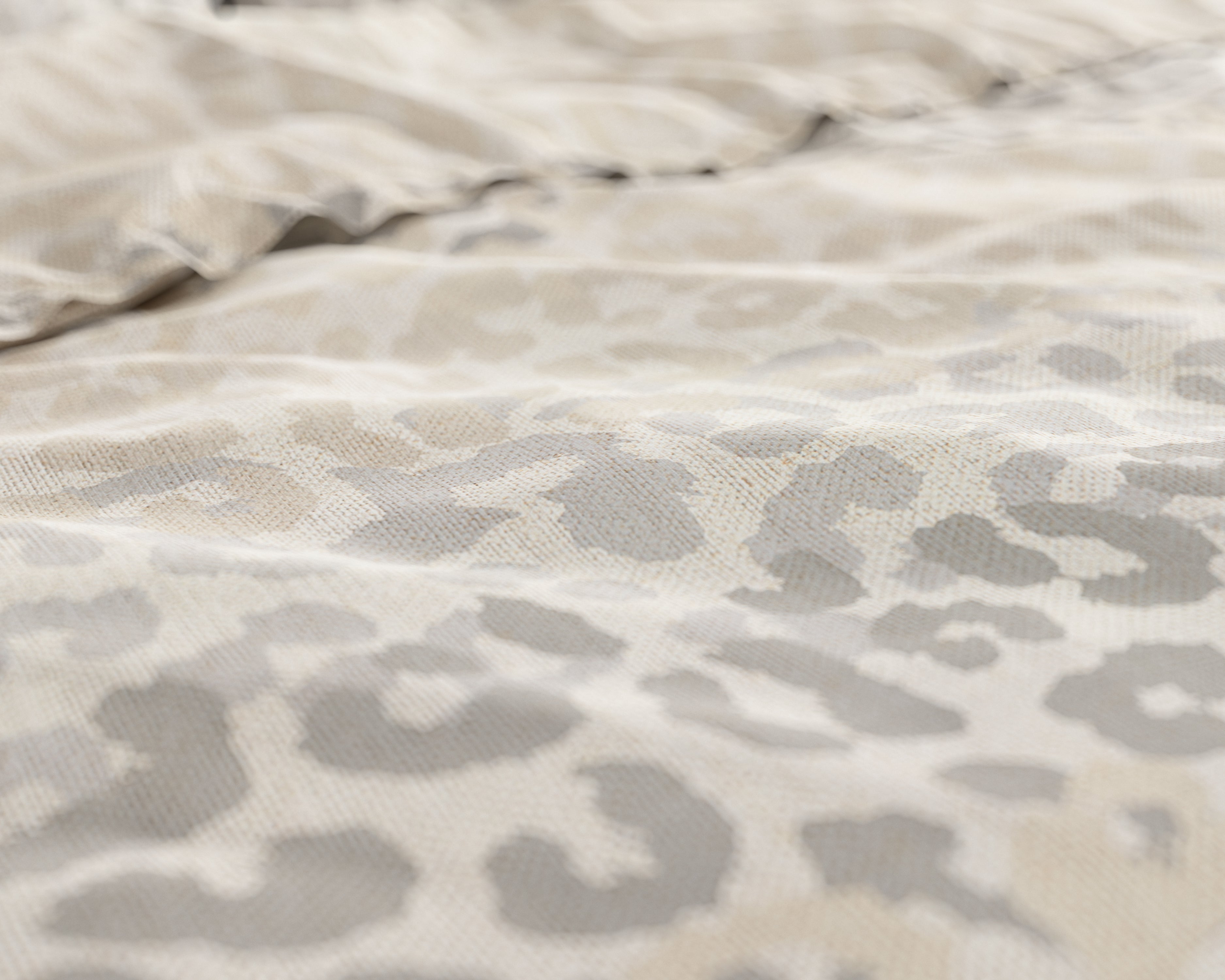 Rosa Wit Dekbedovertrek - Luxe Satijn - Hoge kwaliteit - Trendy prints